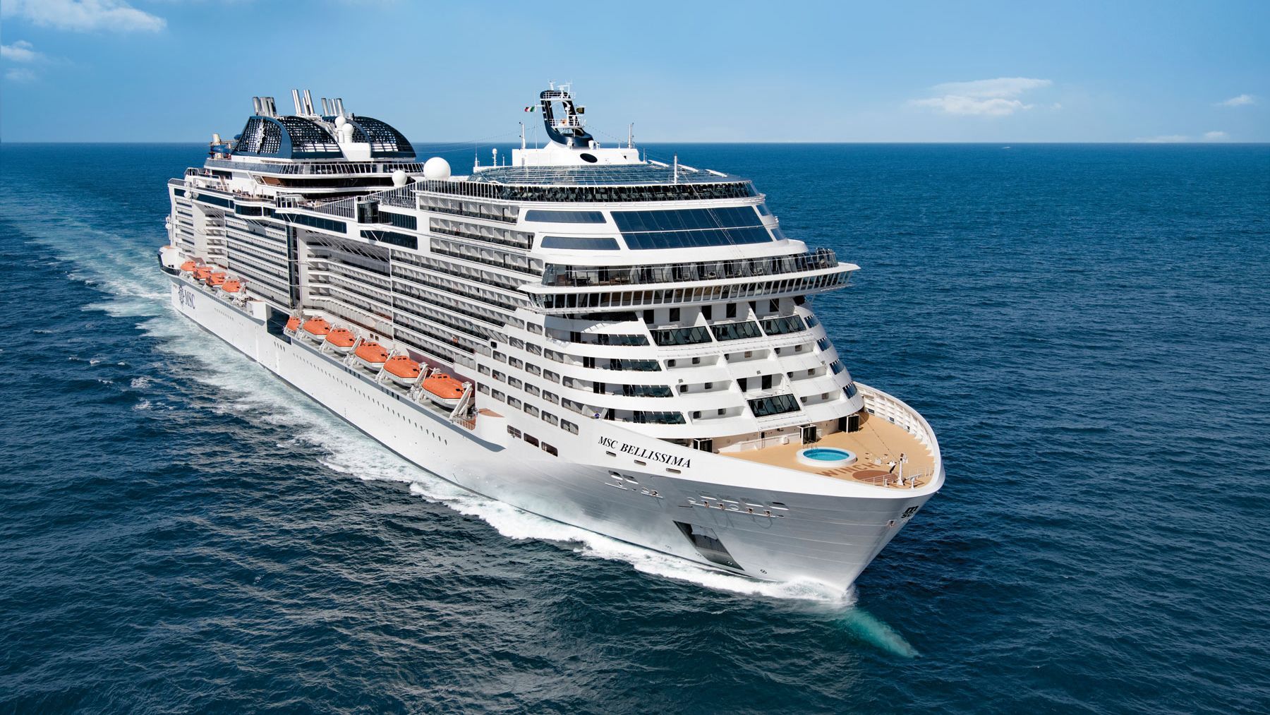 MSC Cruises launched the 4,500-passenger MSC Bellisima from Jeddah, having signed a five-year deal for preferential berthing rights in the city on the Red Sea coast. (Courtesy of MSC Cruises)