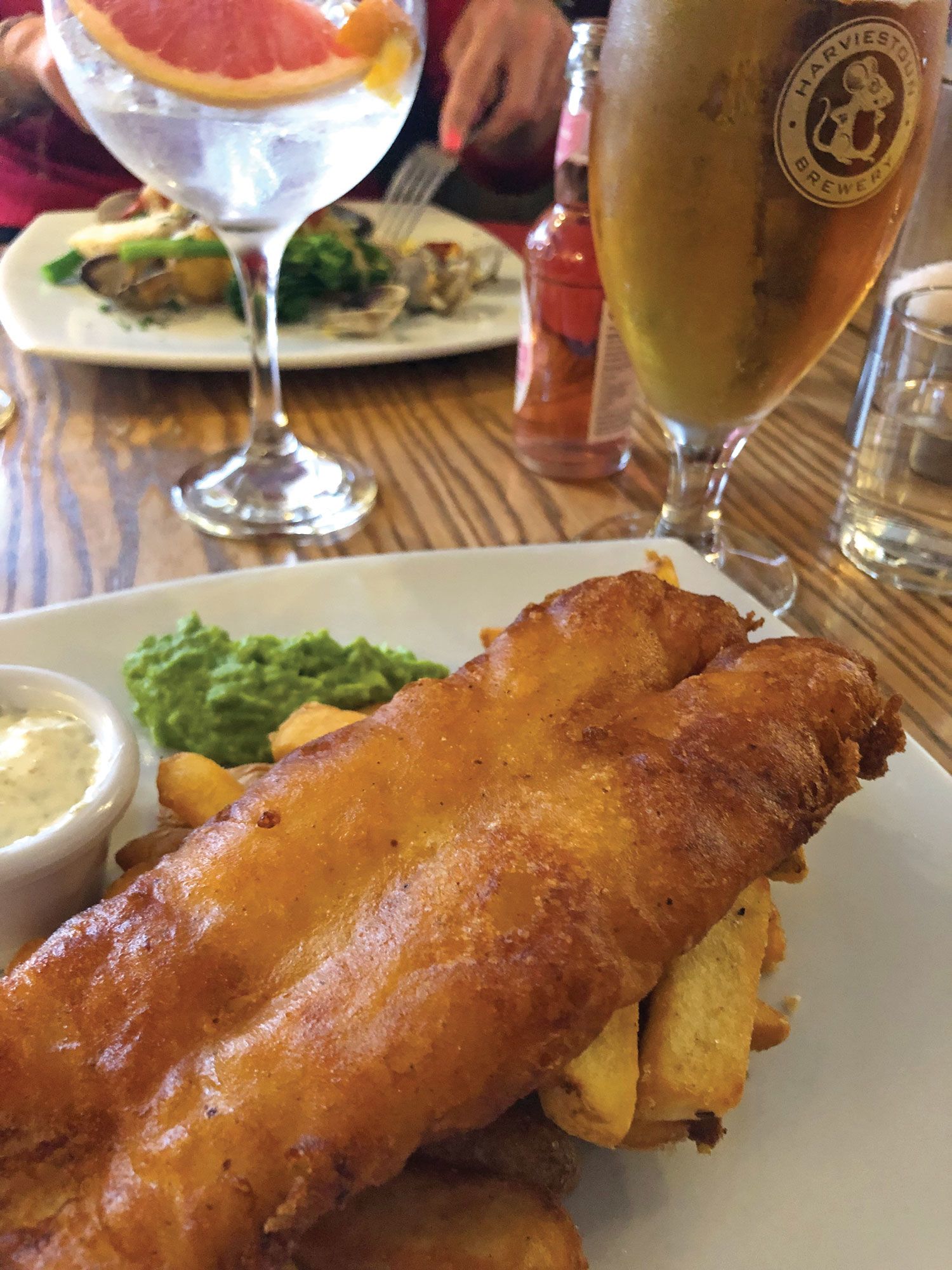 Fish and chips at Crofters. (TW photo by Eric Moya)