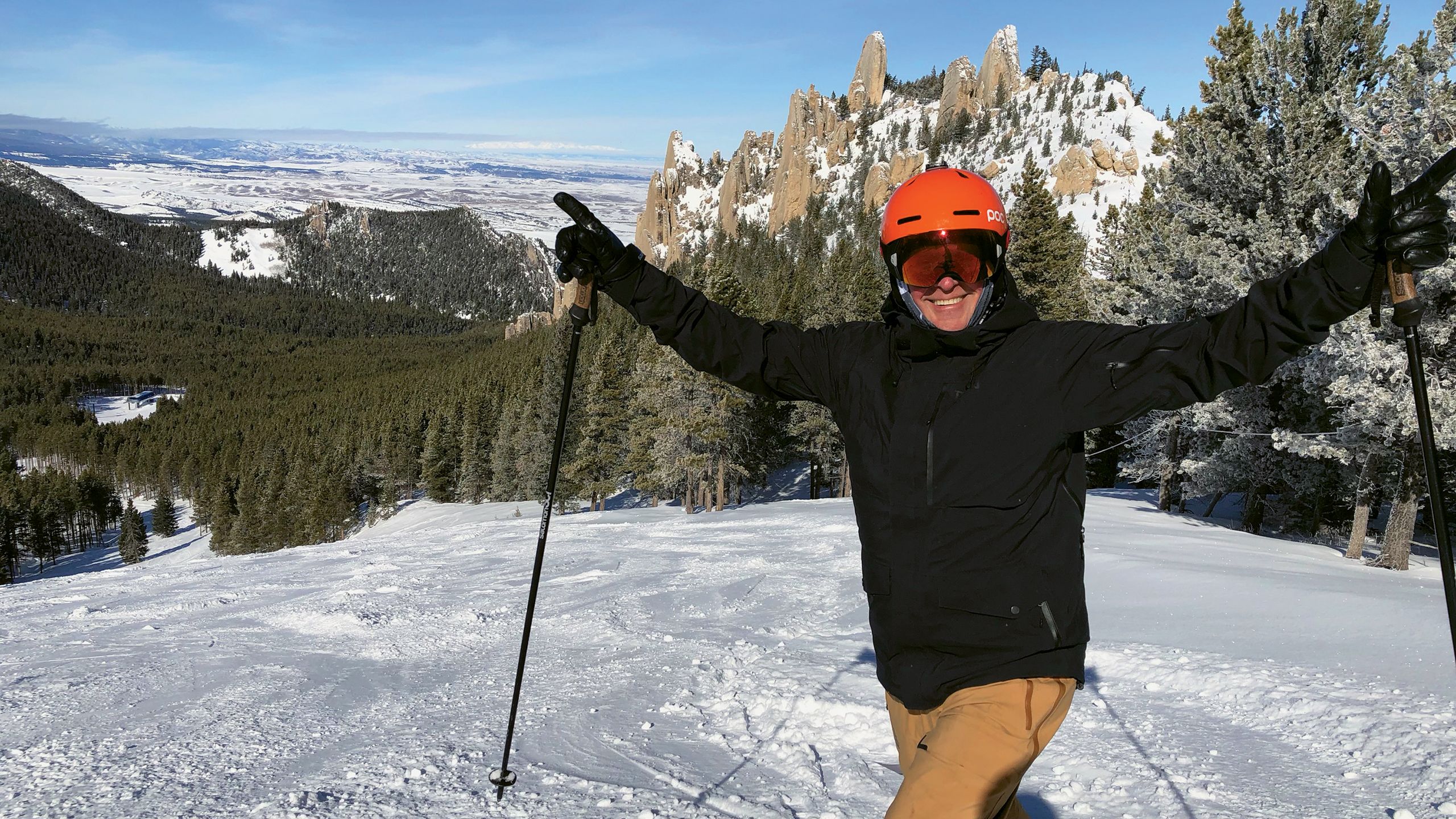 Doug Fish, a marketer from Portland, Ore., skis at Red Lodge Mountain Resort. Fish is launching the Indy Pass, which will cost $199 and is meant for skiers and snowboarders who only hit the slopes six or fewer times in a season. Photo provided by Doug Fish