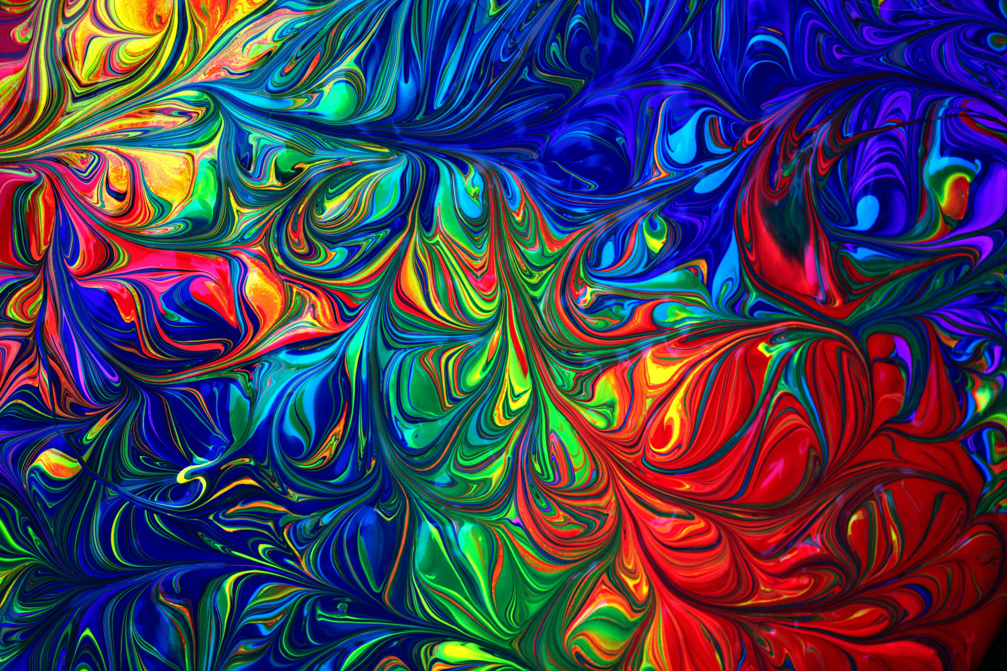 a close up of a colorful background