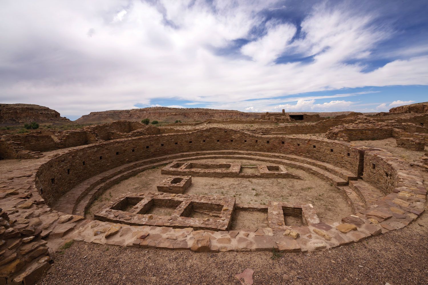 Ruins in Chaco Canyon, N.M., considered the sacred homeland of ancient Native Americans. (Photo courtesy of Trafalgar)