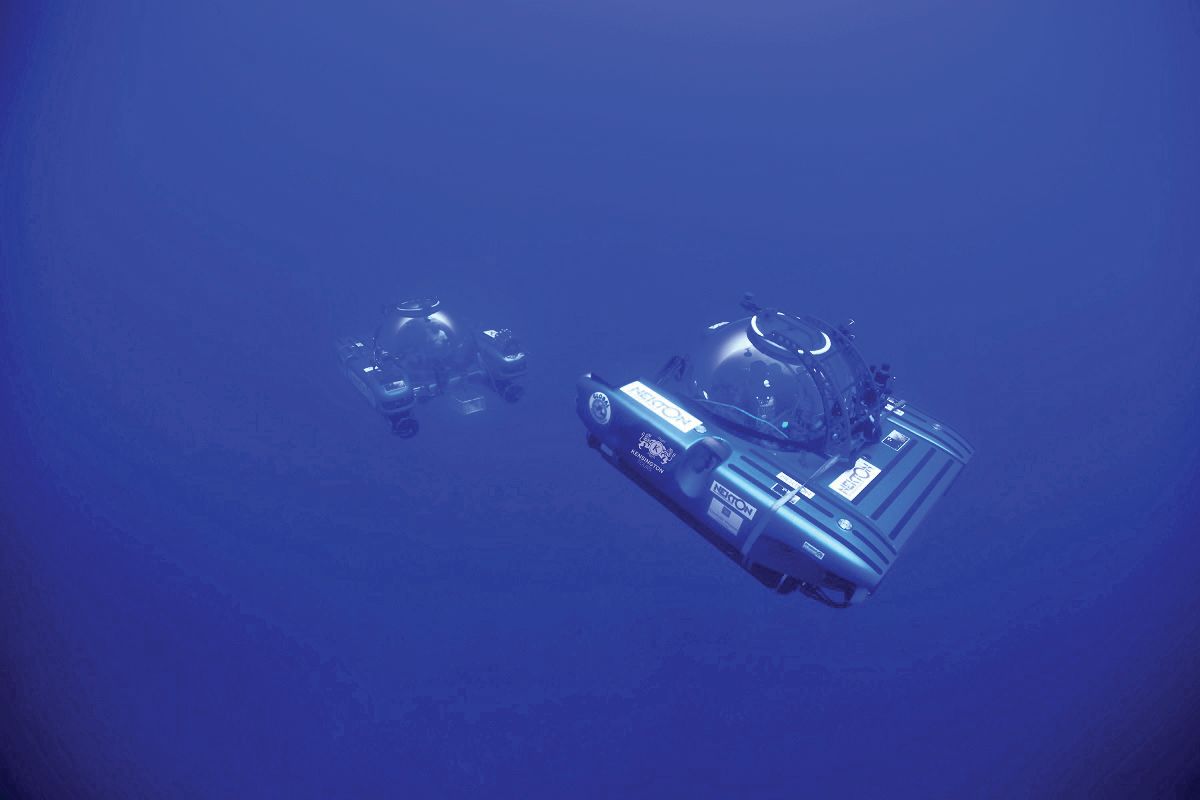 Submersibles from the Nekton Ocean Research Institute, which achieved several firsts in its oceanic exploration off the Seychelles. Travelers with Kensington Tours were along for parts of the expedition.