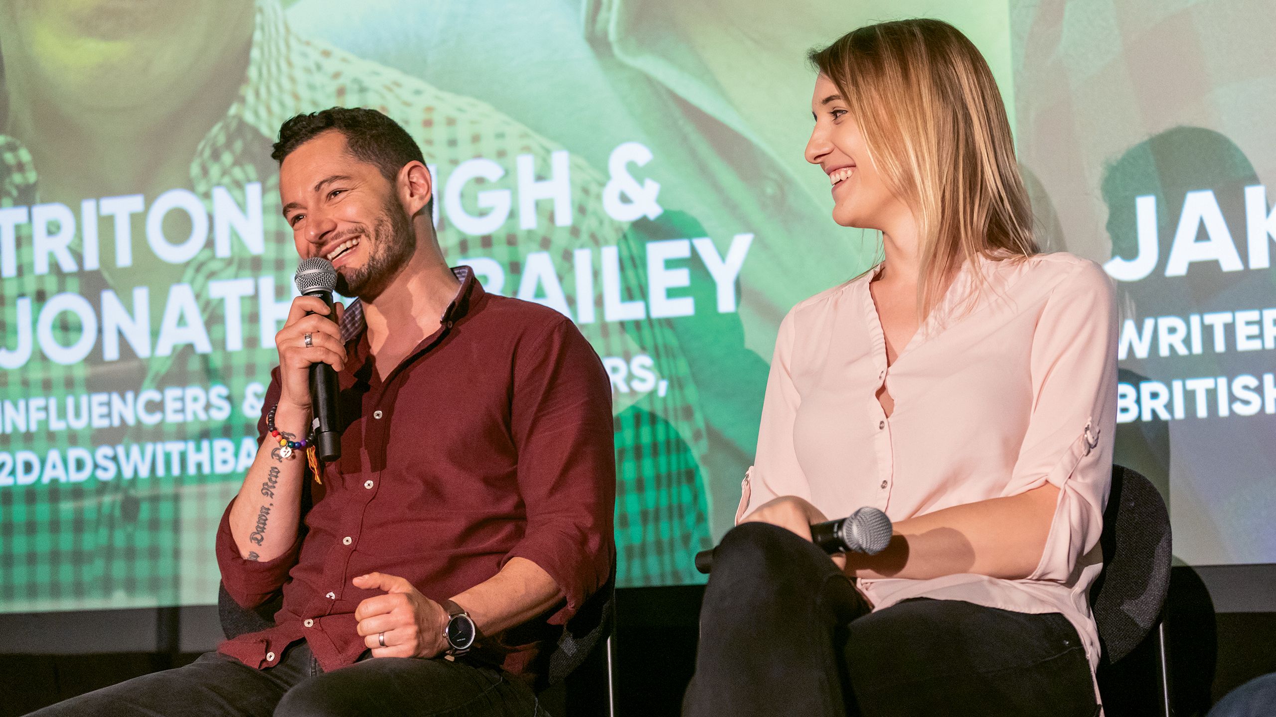 Jake and Hannah Graf at the Proud Experiences conference in New York in June.