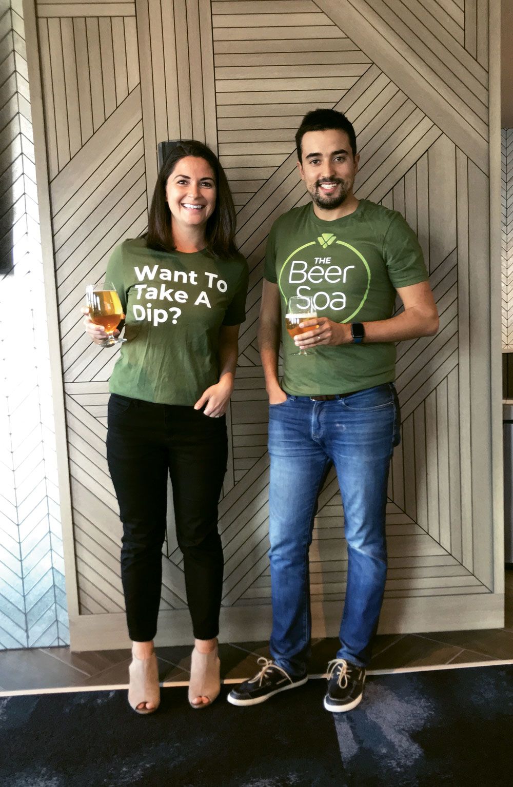 Entrepreneurs Jessica French and Damien Zouaoui plan to open their inaugural Beer Spa in Denver. It will feature beer-ingredient hydrotherapy.
