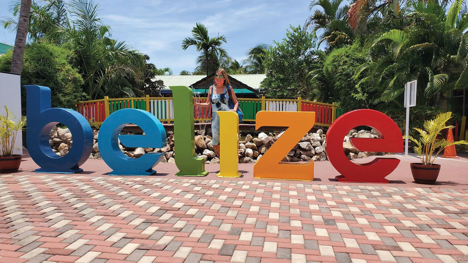 Travel advisor Sharon Asmus of Phoenix was on Carnival’s first sailing, on the Vista from Galveston, Texas, which called in Belize. (Photos by Sharon Asmus)