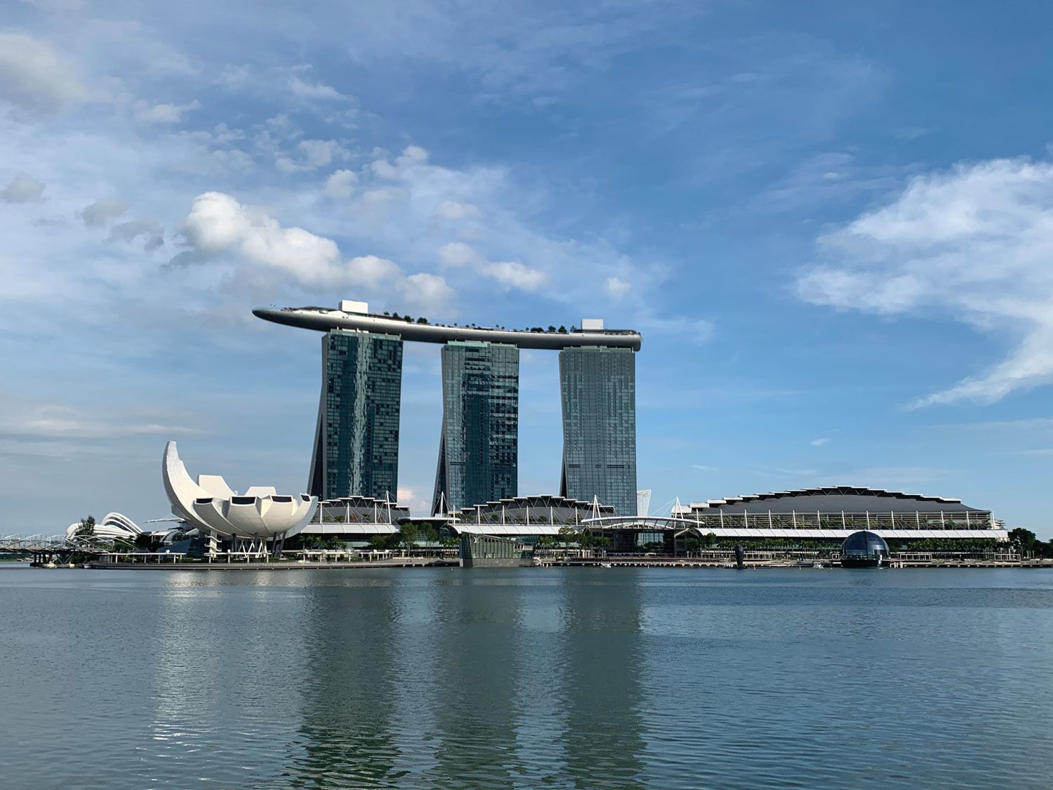 Marina Bay Sands was the site of the Singapore Tourism Board’s  TravelRevive 2020, held in late November. It was attended by 1,000 delegates, including 65 international guests from 14 countries. (Photo by Yeoh Siew Hoon)
