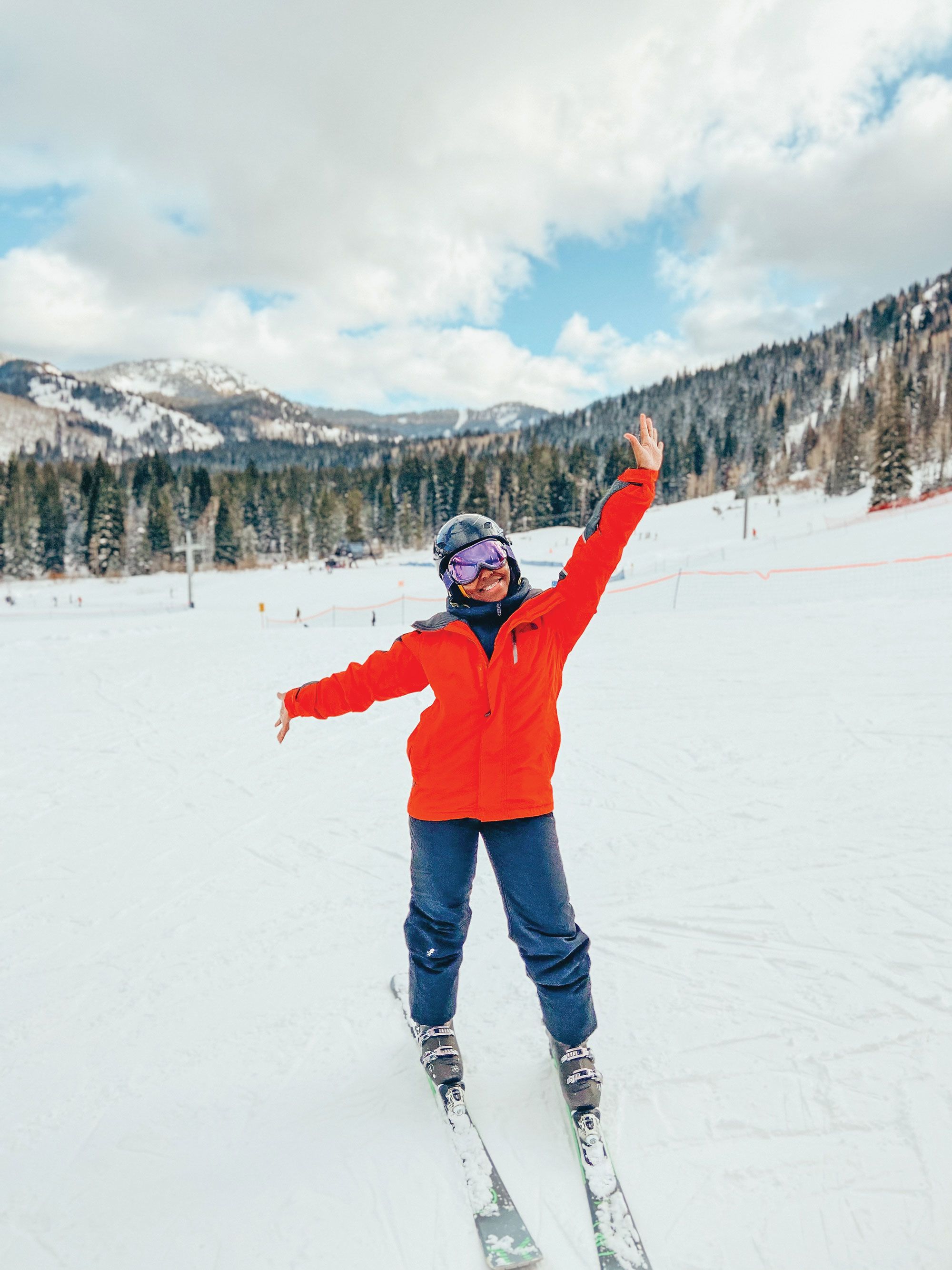 Grace Sekiziyivu was introduced to skiing for free this season through Ski Utah’s Discover Winter program. She says she’ll continue with the sport. (Courtesy of Grace Sekiziyivu)