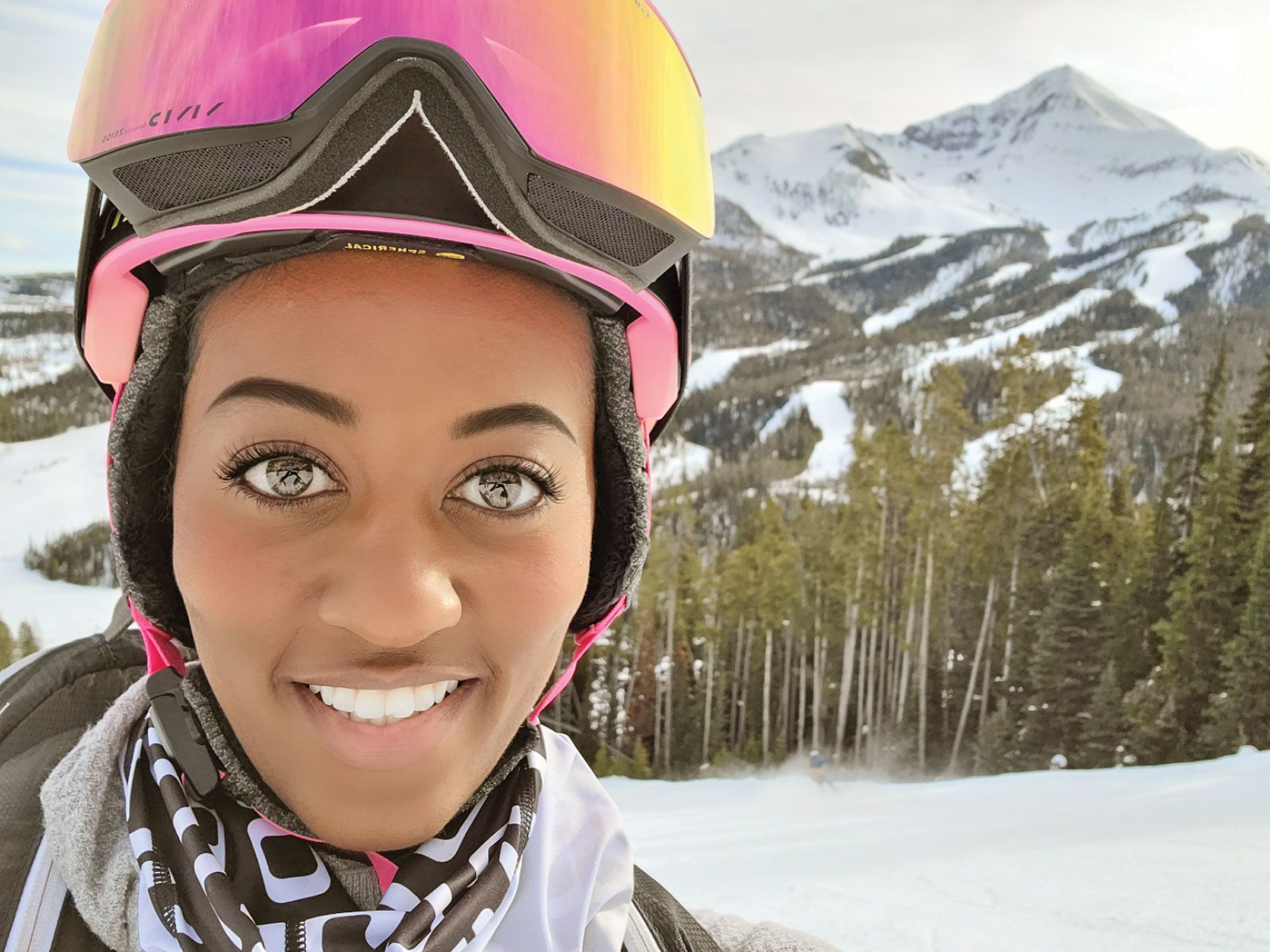 Bree Jameson earned a ski instructor credential last year through Women of Winter. Now she’s starting a program to introduce economically disadvantaged individuals, women and people of color from Texas to skiing in Colorado. (Courtesy of Bree Jameson)