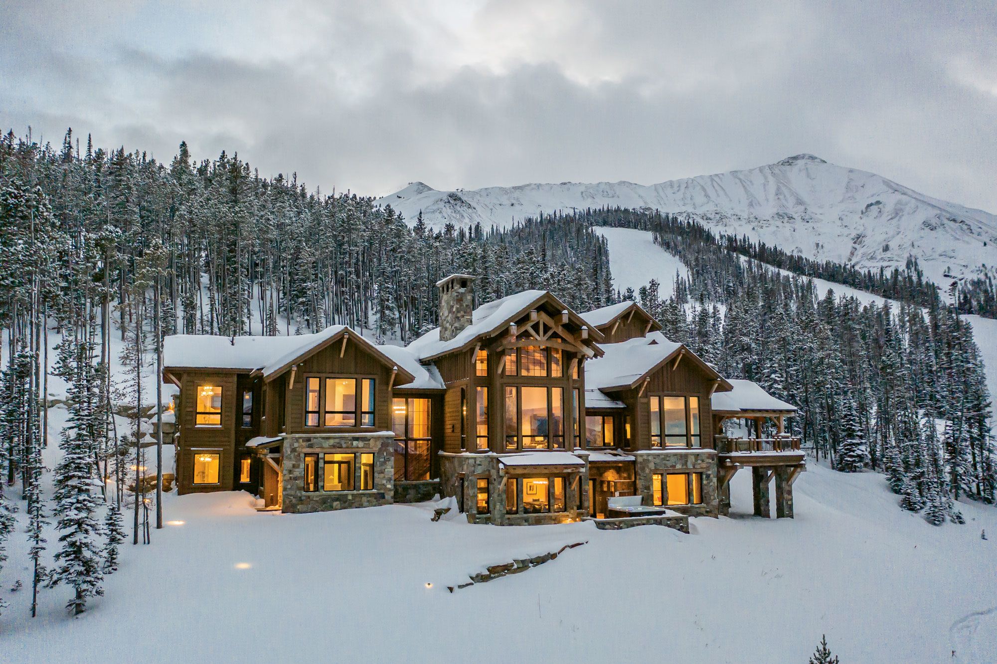 A luxury rental from Natural Retreats Big Sky, which has broken records every month since July 2020. (Courtesy of Natural Retreats Big Sky)