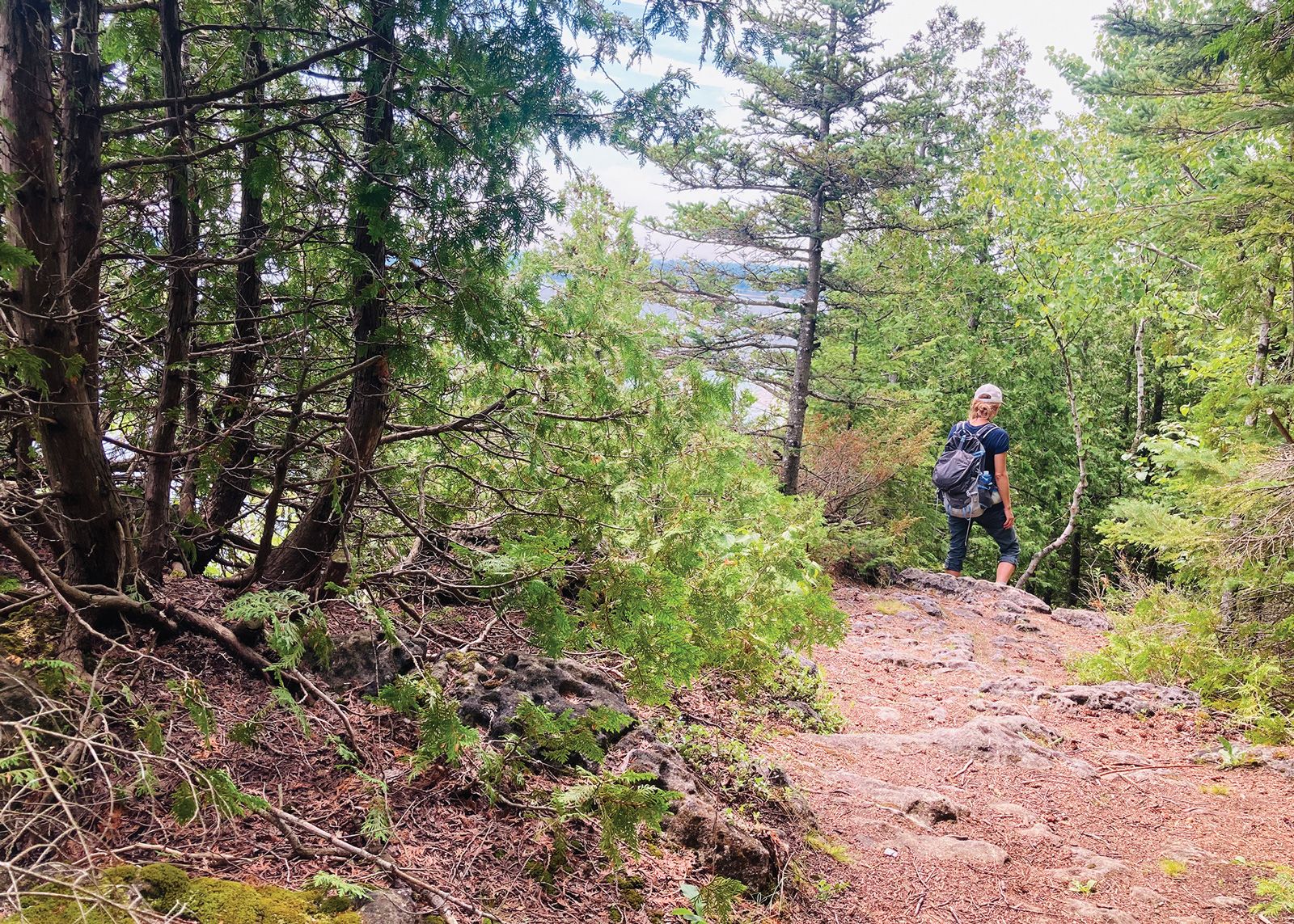 A hiker on a Great Canadian Trails self-guided tour. (Courtesy of Great Canadian Trails)