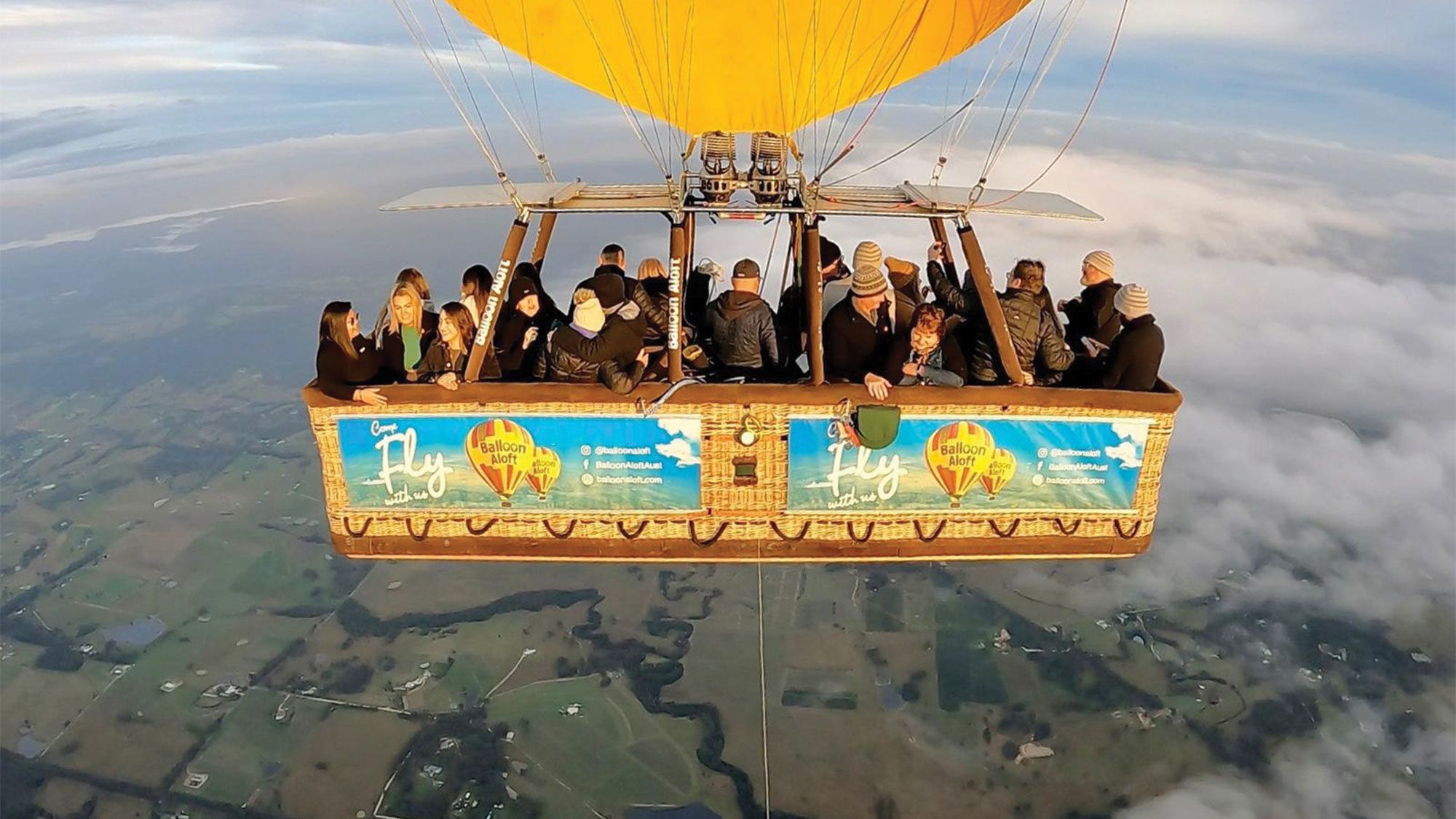 A balloon ride with Balloon Aloft Hunter Valley. (Photo by Ramsey Qubein)