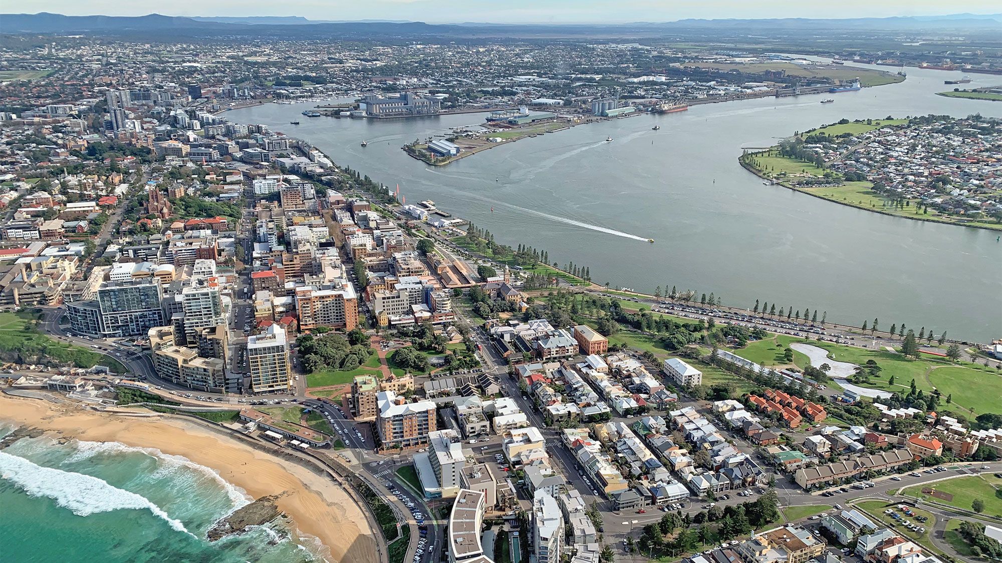 Newcastle on the Hunter River in New South Wales. (Photo by Ramsey Qubein)