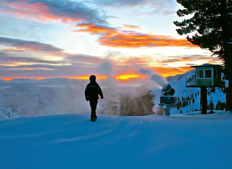 Alterra Mountain Co. uses equipment from SMI Snow Makers at Squaw Valley Alpine Meadows in Lake Tahoe.