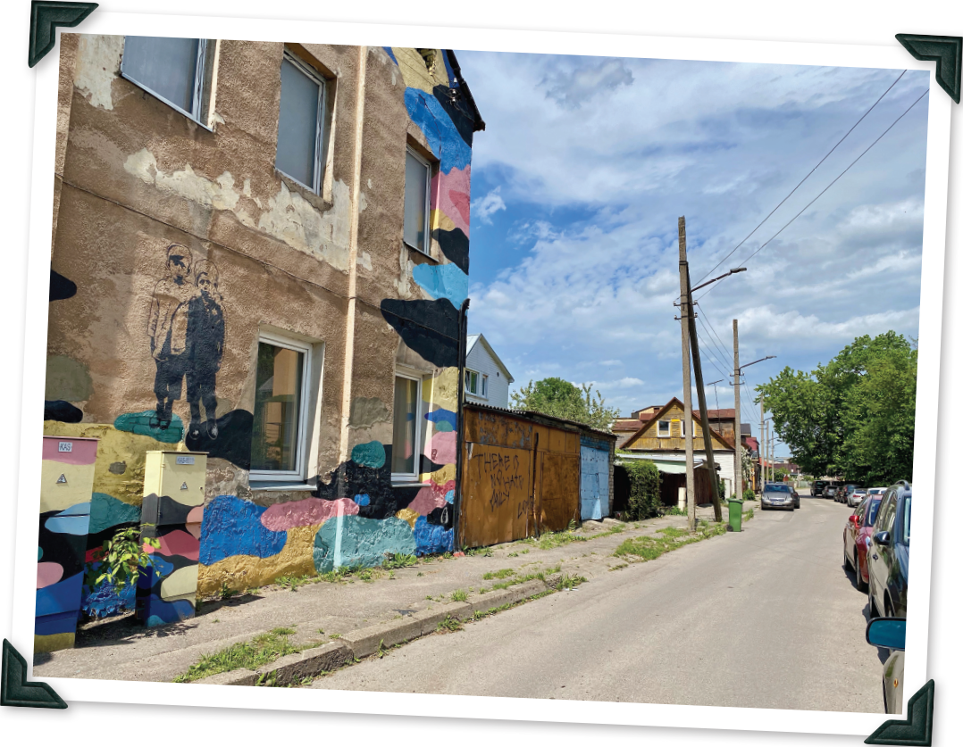 A street in what was the Kaunas Ghetto, established by the Nazis during World War II. (TW photo by Johanna Jainchill)