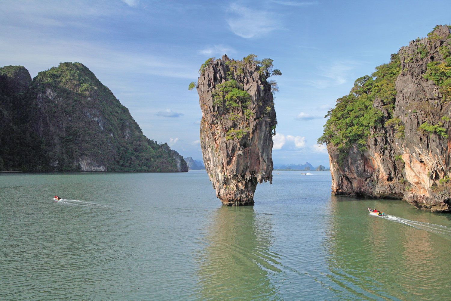 Koh Tapu island in Thailand is still known as James Bond Island after appearing in 1974’s “The Man With the Golden Gun.”