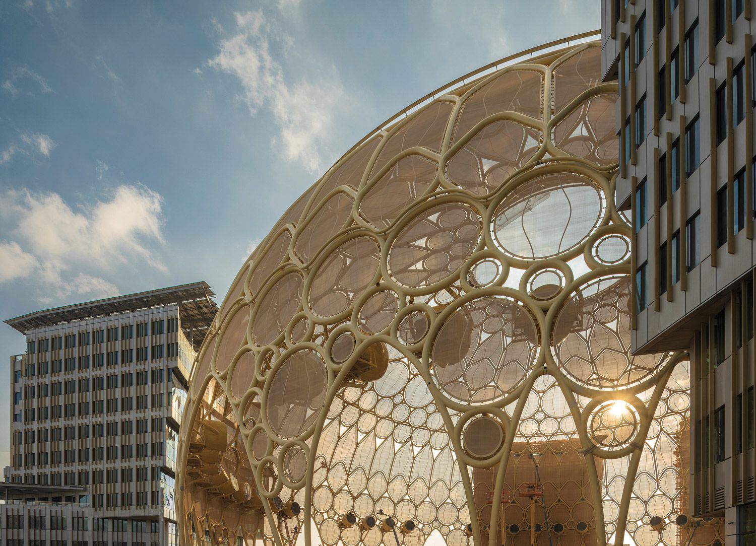 Al Wasi Plaza in Dubai, which was to have hosted Expo 2020 in October. 