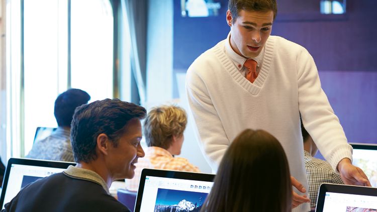 The line offers workshops for guests in partnership with Microsoft. 
