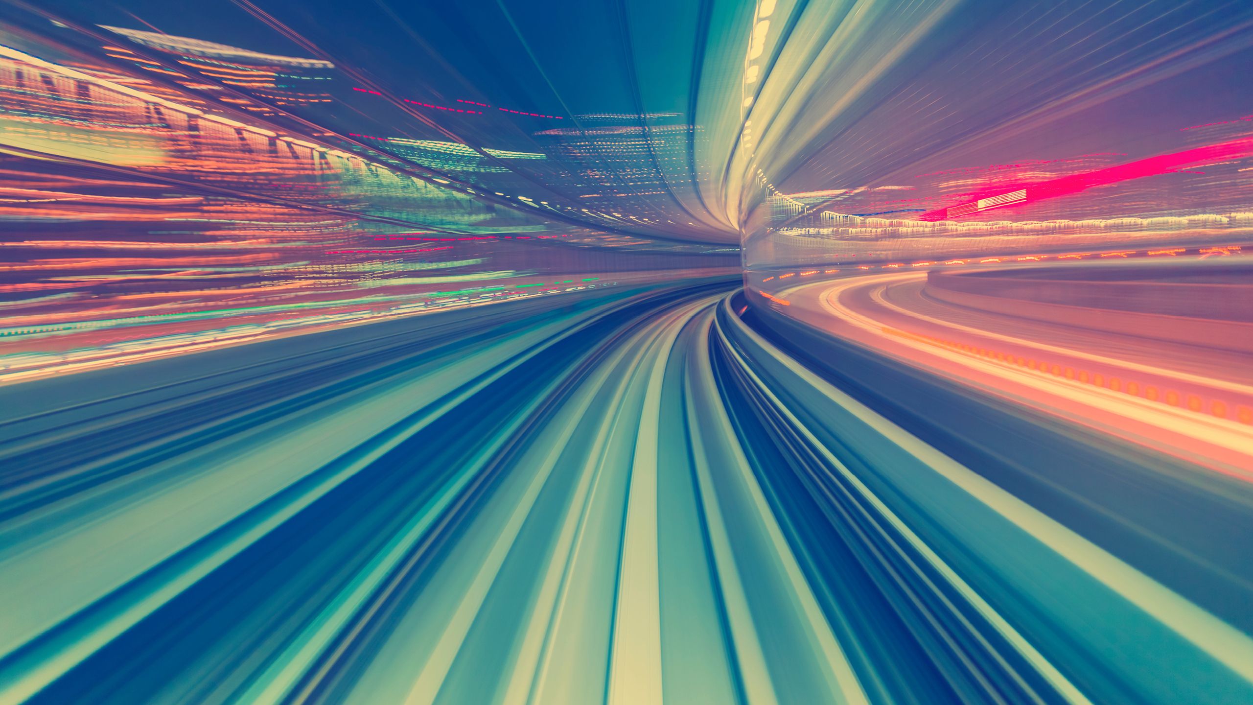 Motion Blur of a Train