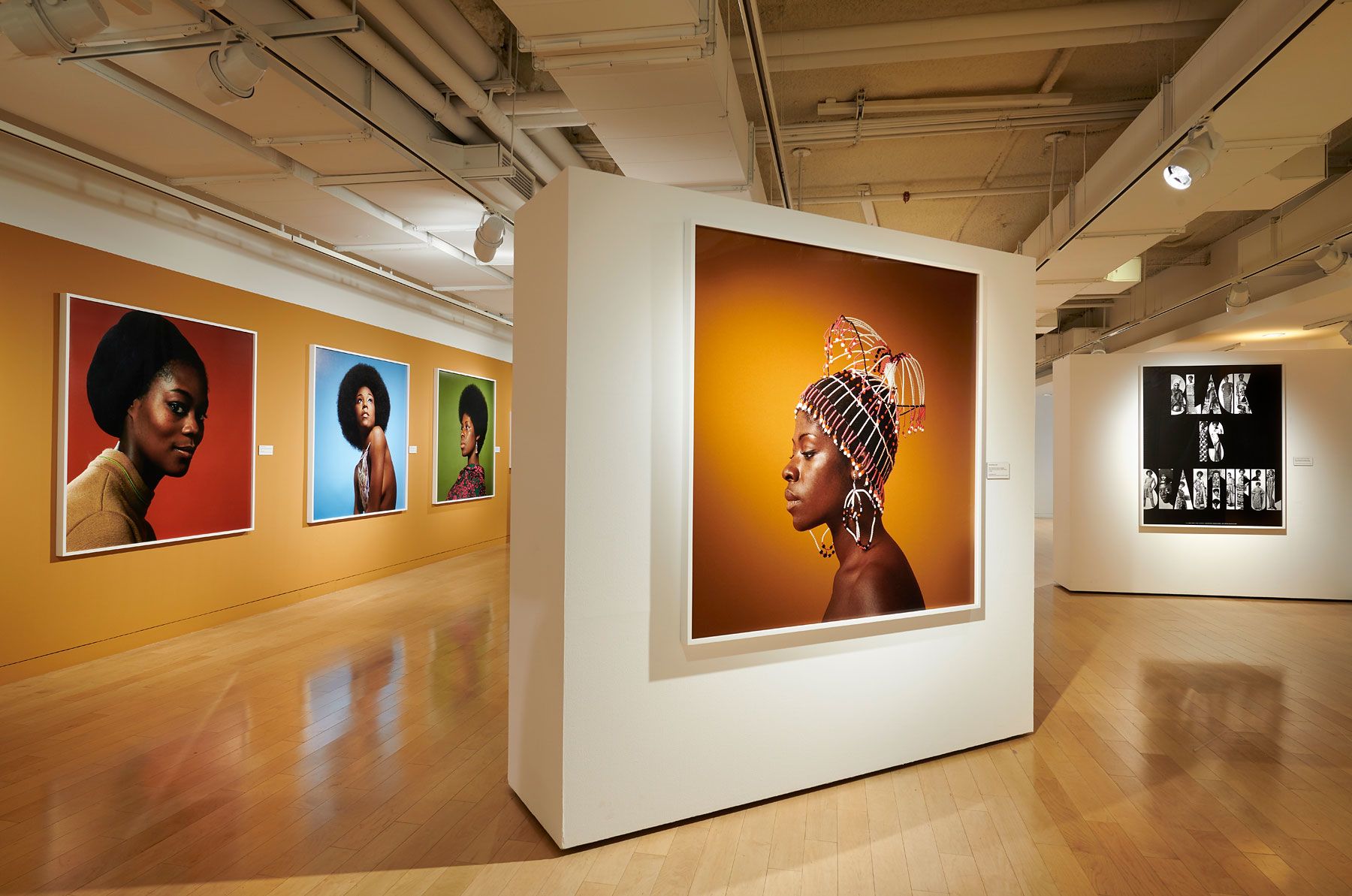 “Black is Beautiful: The Photography of Kwame Brathwaite” exhibit at the Museum of the African Diaspora in San Francisco. (Photo courtesy of the Museum of African Diaspora)