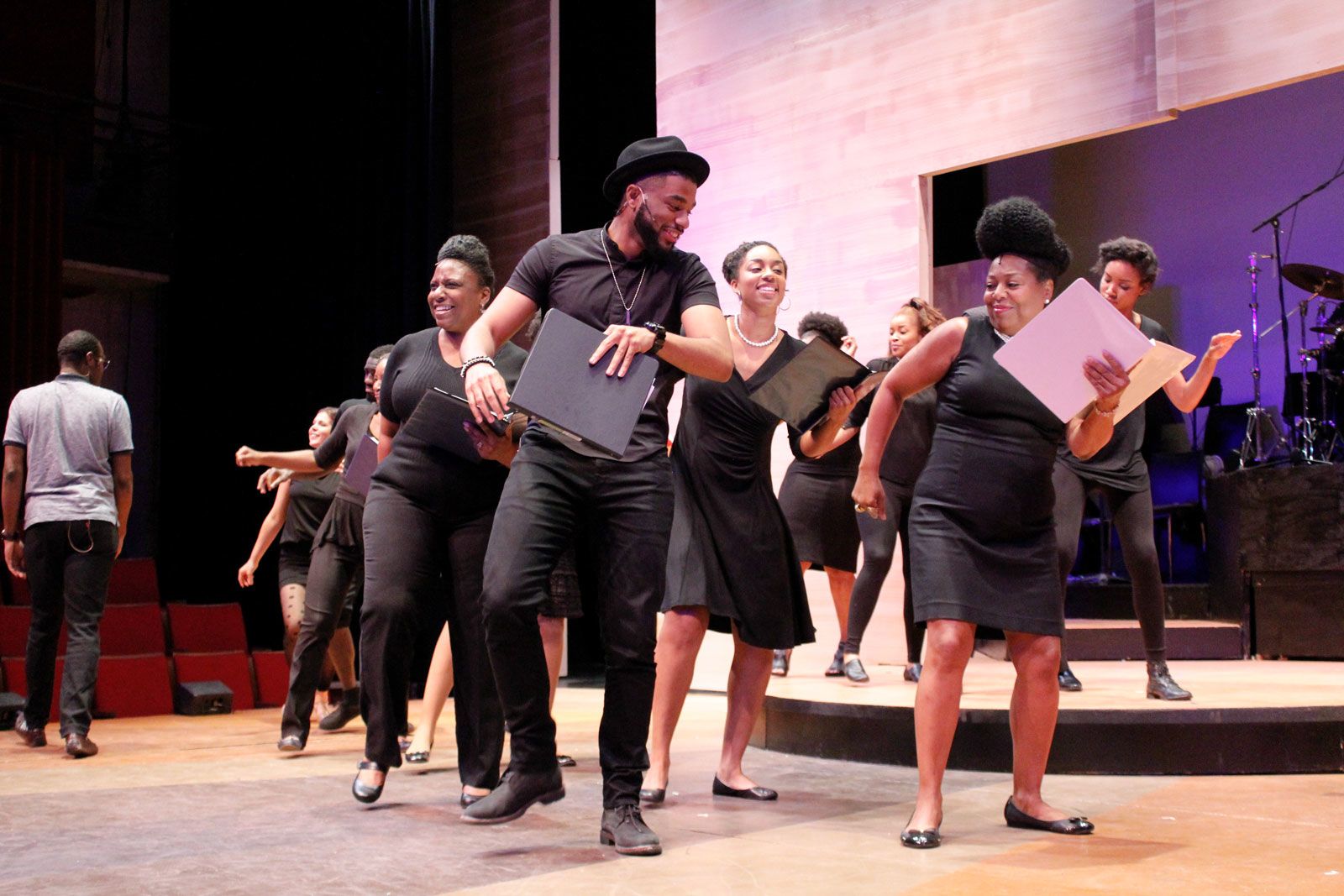 A performance during Chicago’s Black Ensemble Theater’s Black Playwrights Festival. (Photo by Alan Davis)