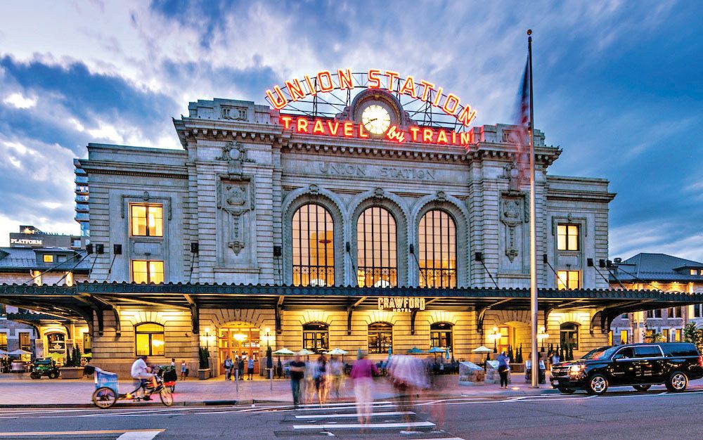 The Crawford is located inside Denver’s Union Station. (Courtesy of The Crawford Hotel)