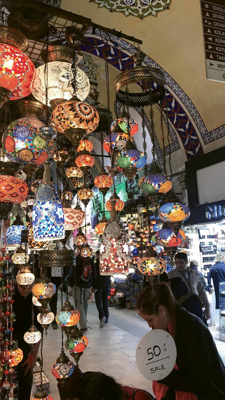 Istanbul’s Grand Bazaar, one of the largest and oldest covered markets in the world.