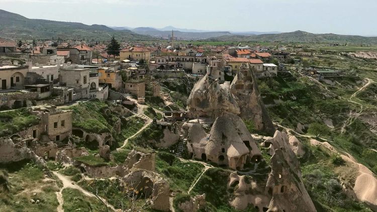 Cappadocia is known for its so-called fairy chimney rock formations.
