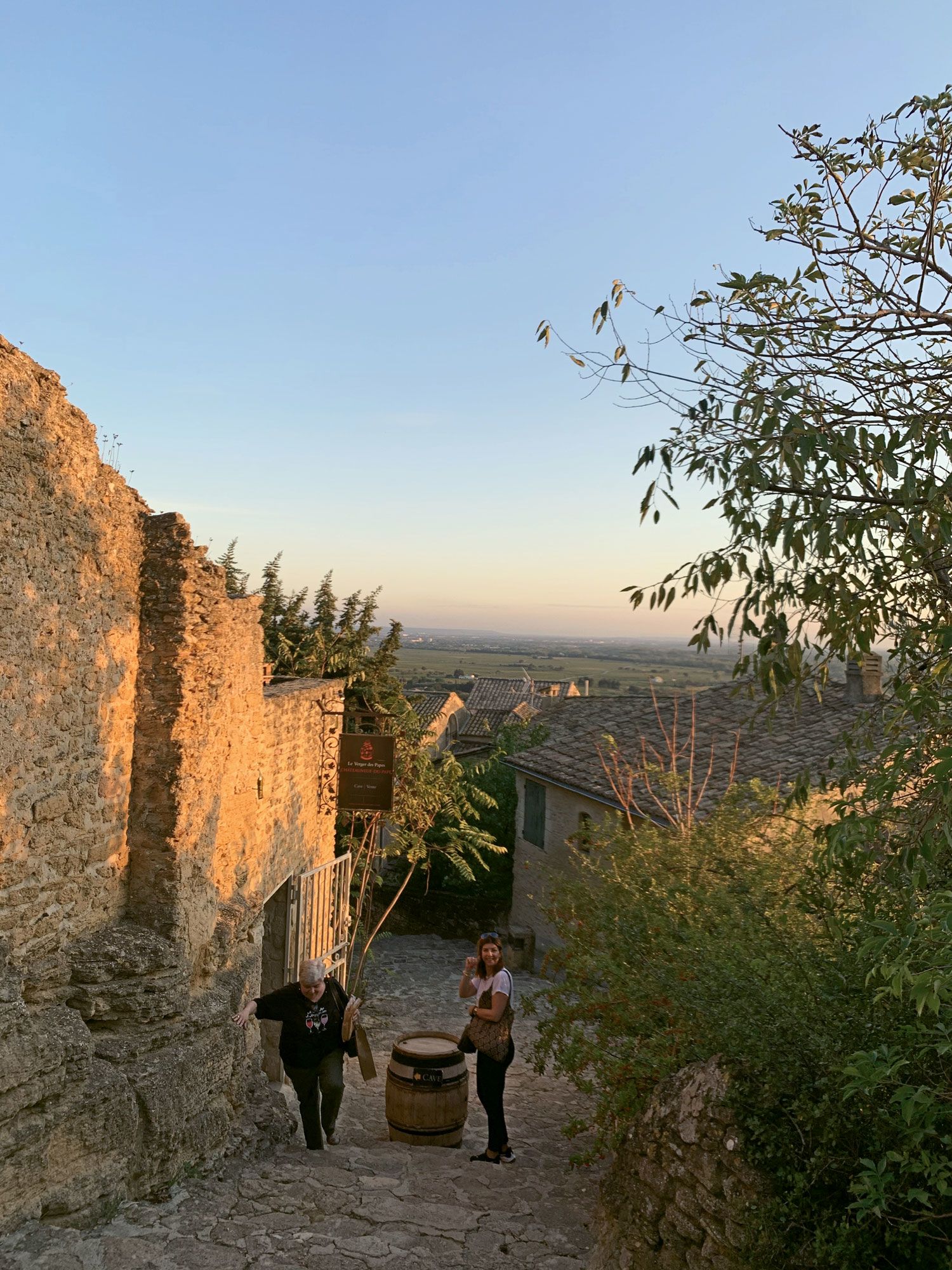 Exploring the Chateauneuf-du-Pape winegrowing region in the south of France. (TW photo by Jeri Clausing)
