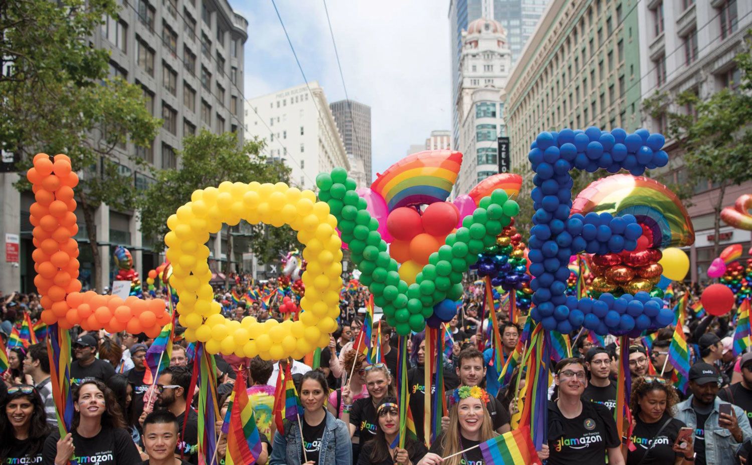 San Francisco Pride participants. (Courtesy of San Francisco Pride)