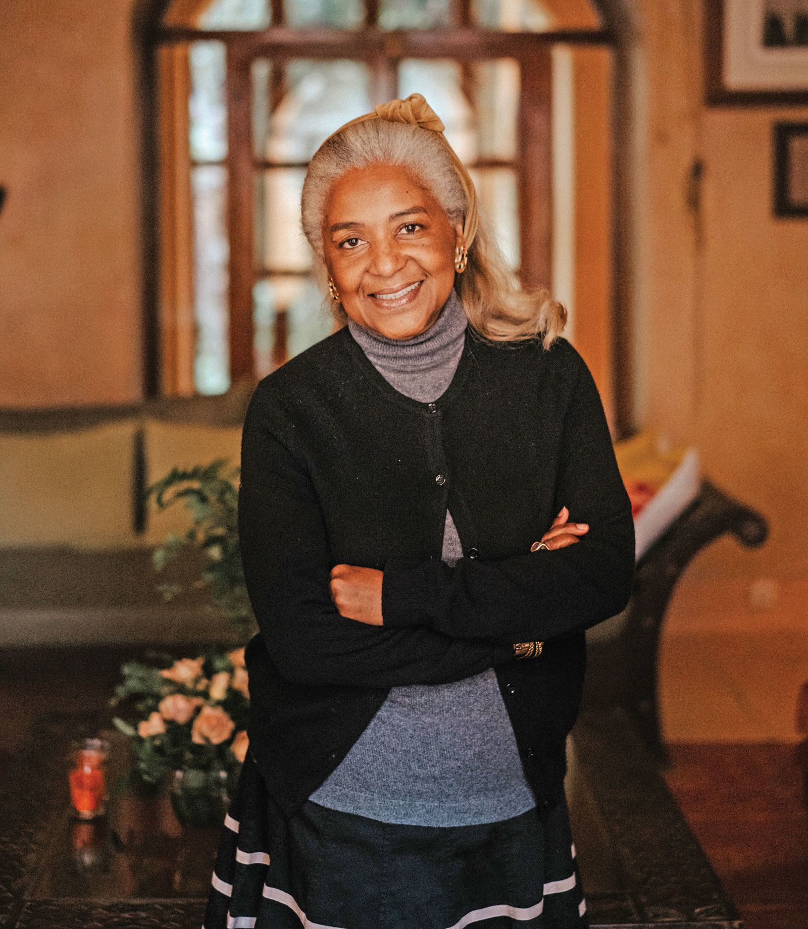 Meryanne Loum-Martin, owner of Jnane Tamsna in Marrakech, the only Black-owned hotel in Morocco. (Photo by Jean Cazals/Courtesy of Jnane Tamsna)
