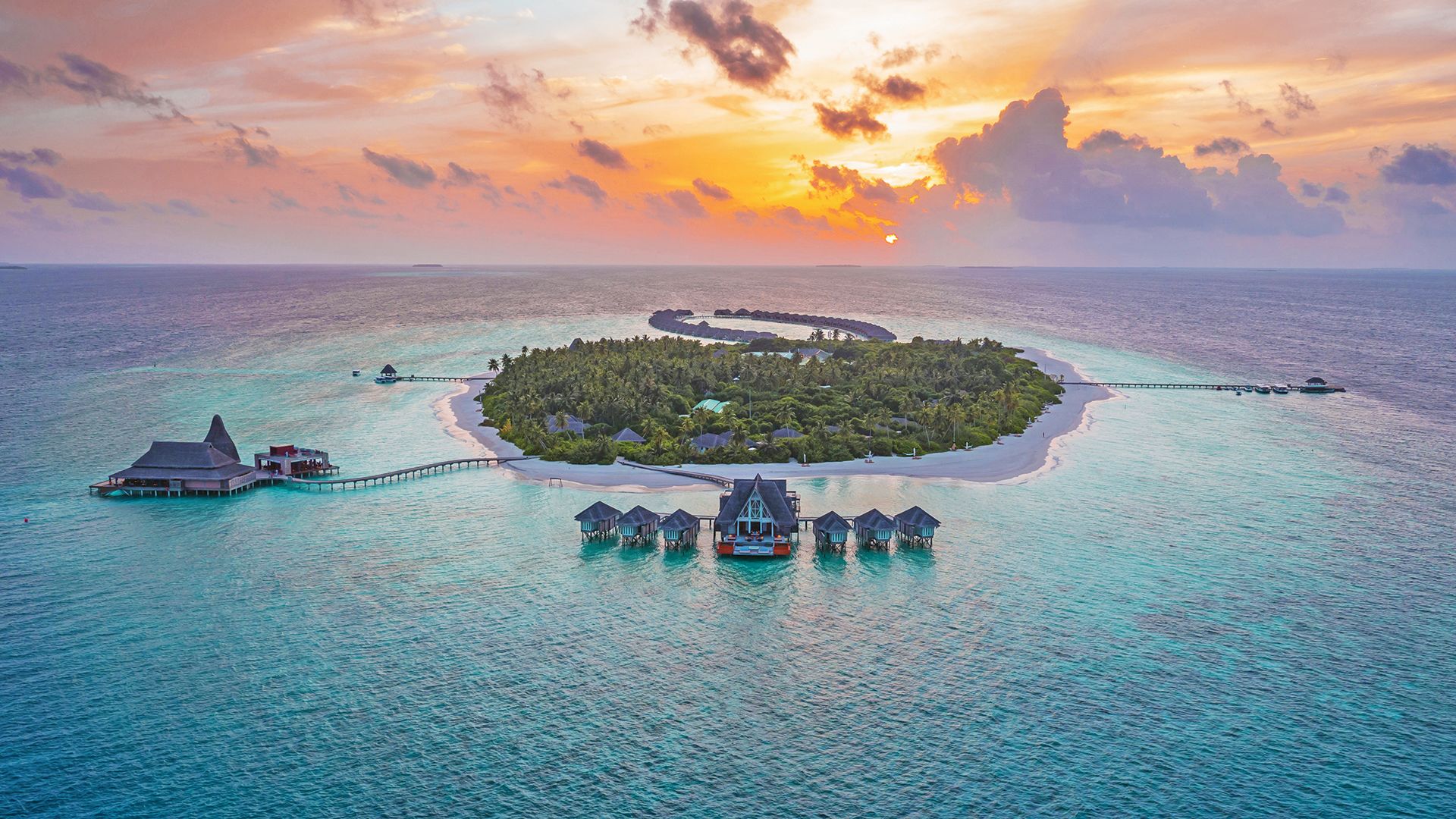 Anantara Kihavah in the Maldives.