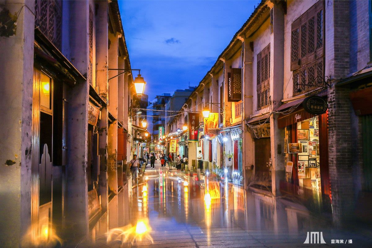 It’s an Instagrammer’s dream at Rua da Felicidade, where Chinese-style former brothels turned souvenir shops in signature blue-grey bricks and red-tiled roofs offer the perfect photo backdrop. CREDIT: Macao Government Tourism Office
