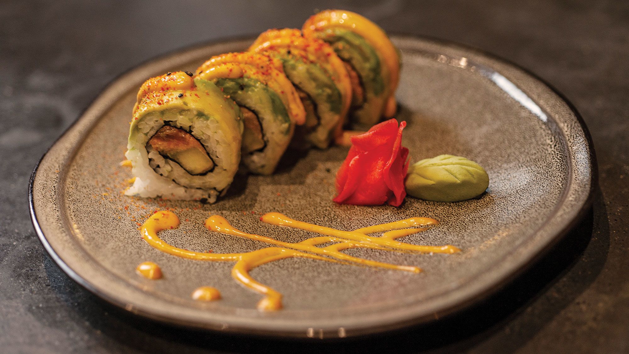 A sushi dish from Unico 2087’s Mura House restaurant. (Photos Courtesy of Unico 2087)