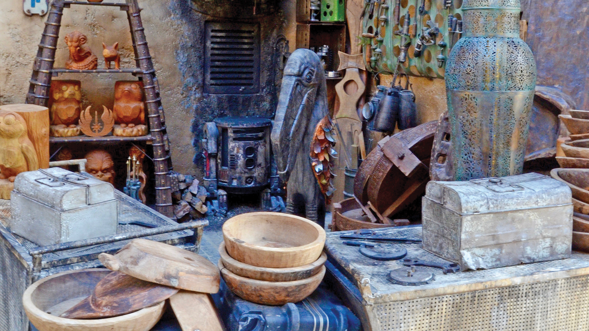 A marketplace in the ‘Star Wars’ universe. (TW photo by Jamie Biesiada)