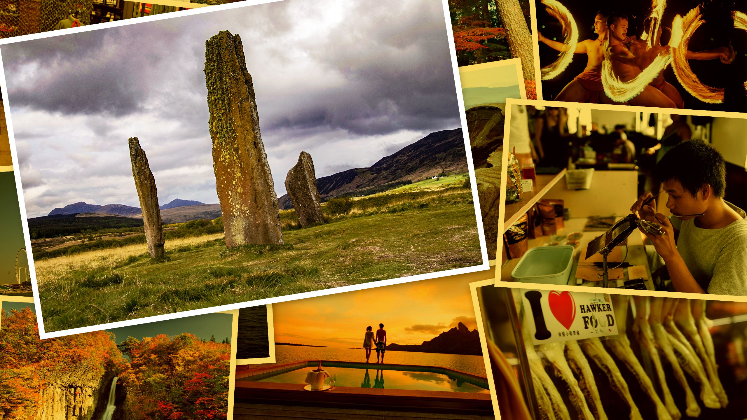 One of the prehistoric stone circles at Machrie Moor on Scotland's Isle of Arran, part of a fam trip that took place before ExploreGB 2019. TW photo by Eric Moya