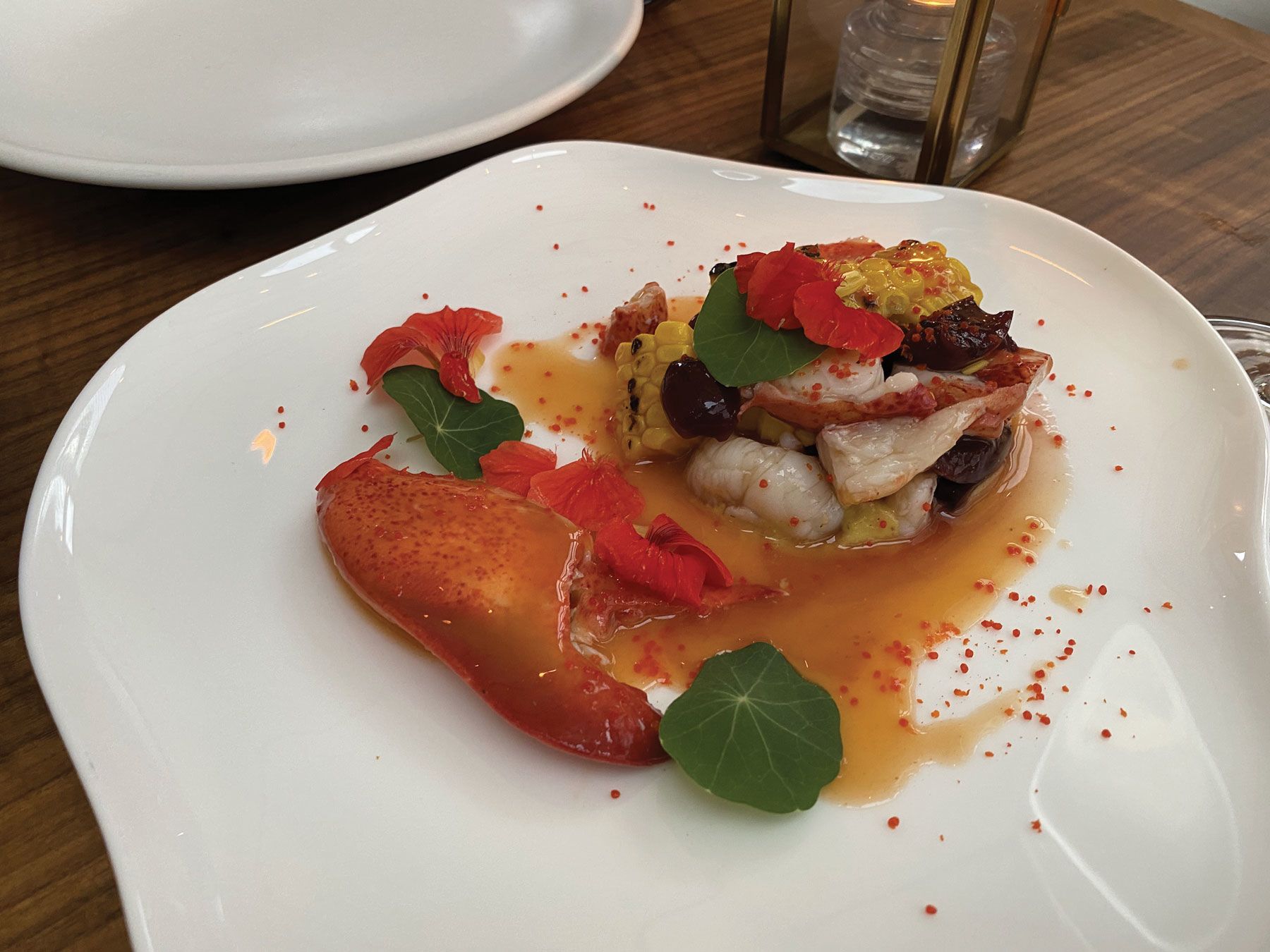 The lobster appetizer at Veranda at the ModernHaus Soho. (TW photo by Johanna Jainchill)