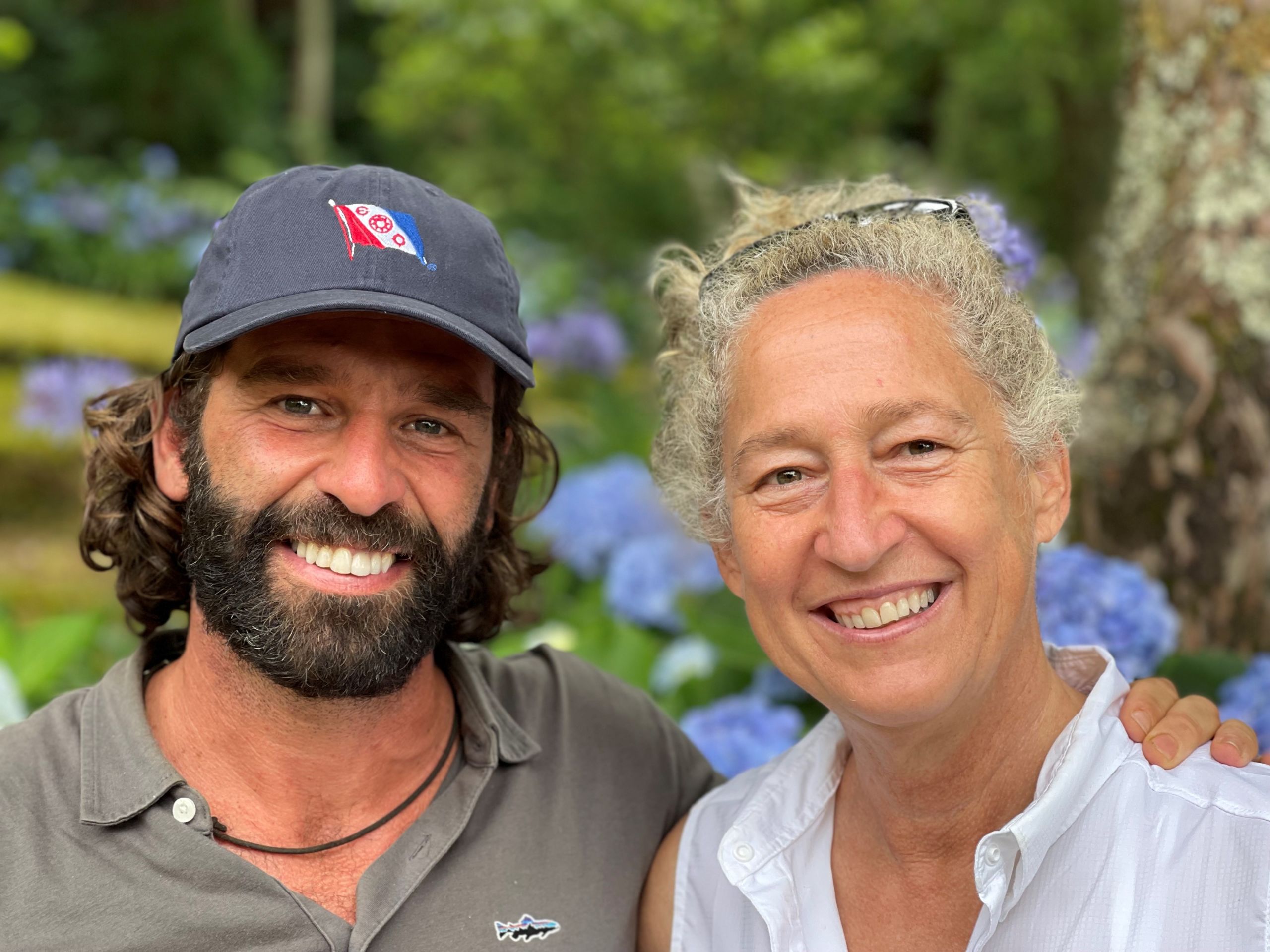 Explorers Club member Hugo Vau holds the record for surfing the largest wave; Danica Remy is president of Asteroid Day, which aims to prevent a collision between an asteroid and Earth. (TW photo by Arnie Weissmann)