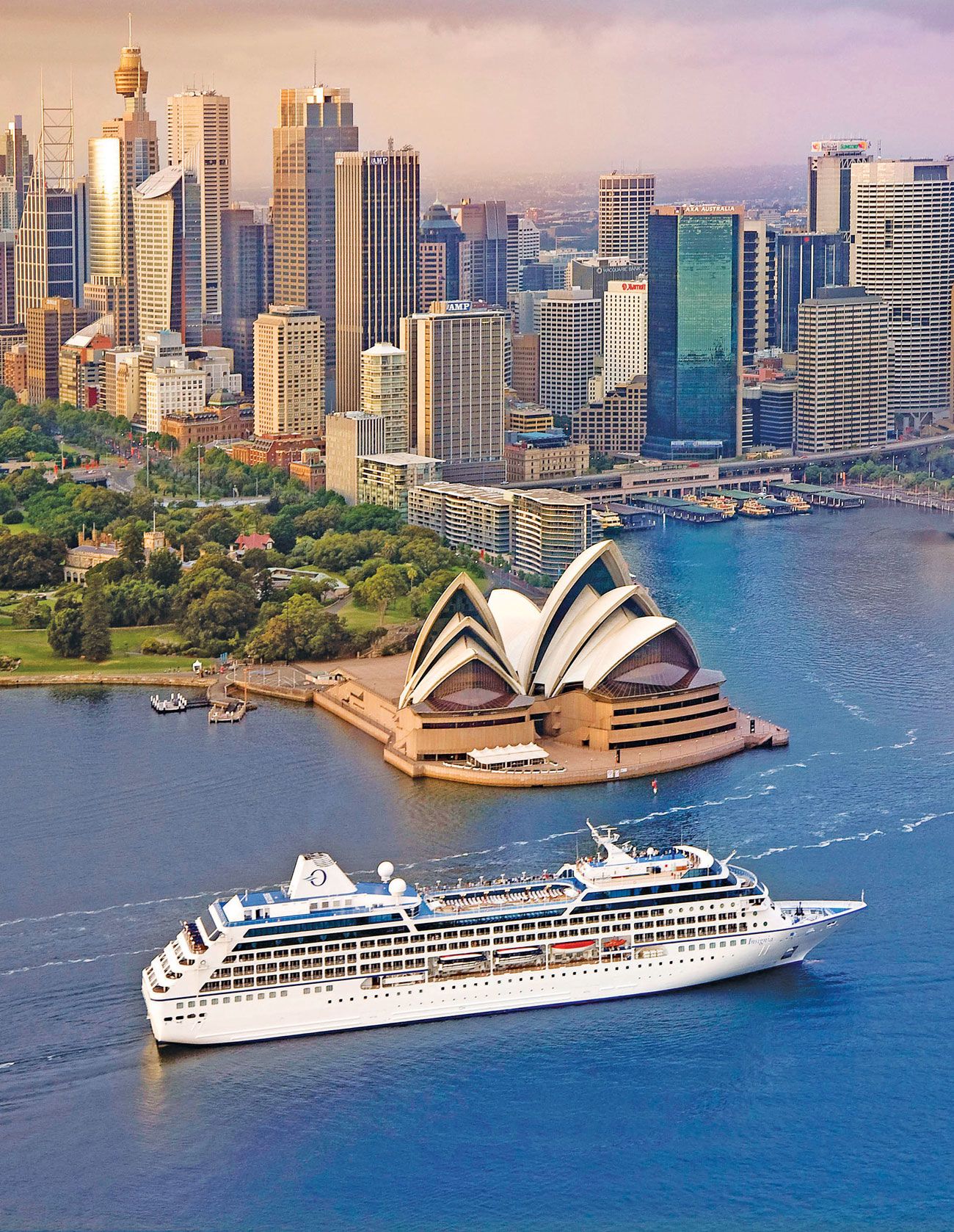 Oceania Cruises’ Insignia in Sydney. Oceania’s Labor Day upgrade sale was the most successful holiday promotion in the company’s history.