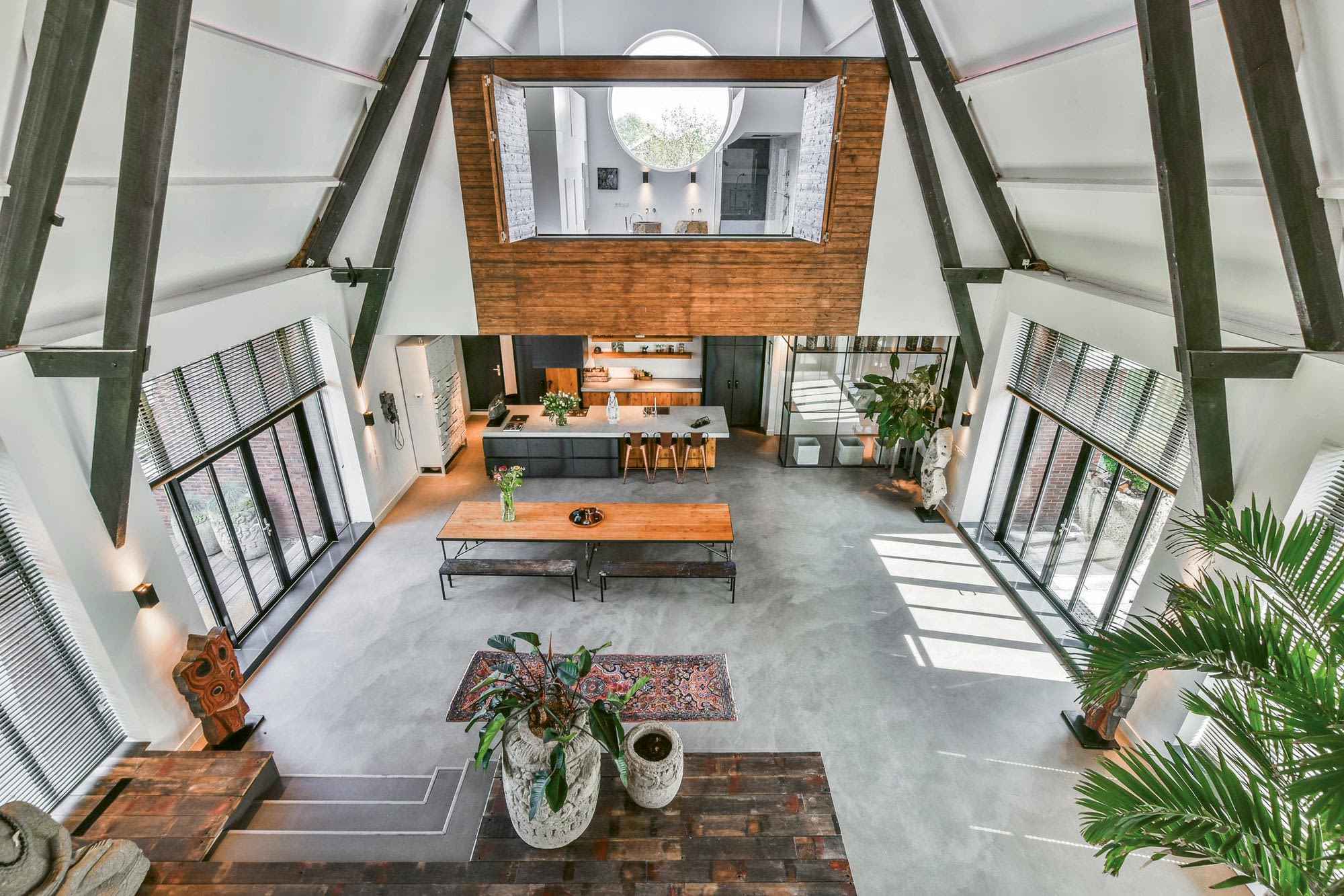 A converted church outside Amsterdam is the venue for some groups organized through Behold Retreats.