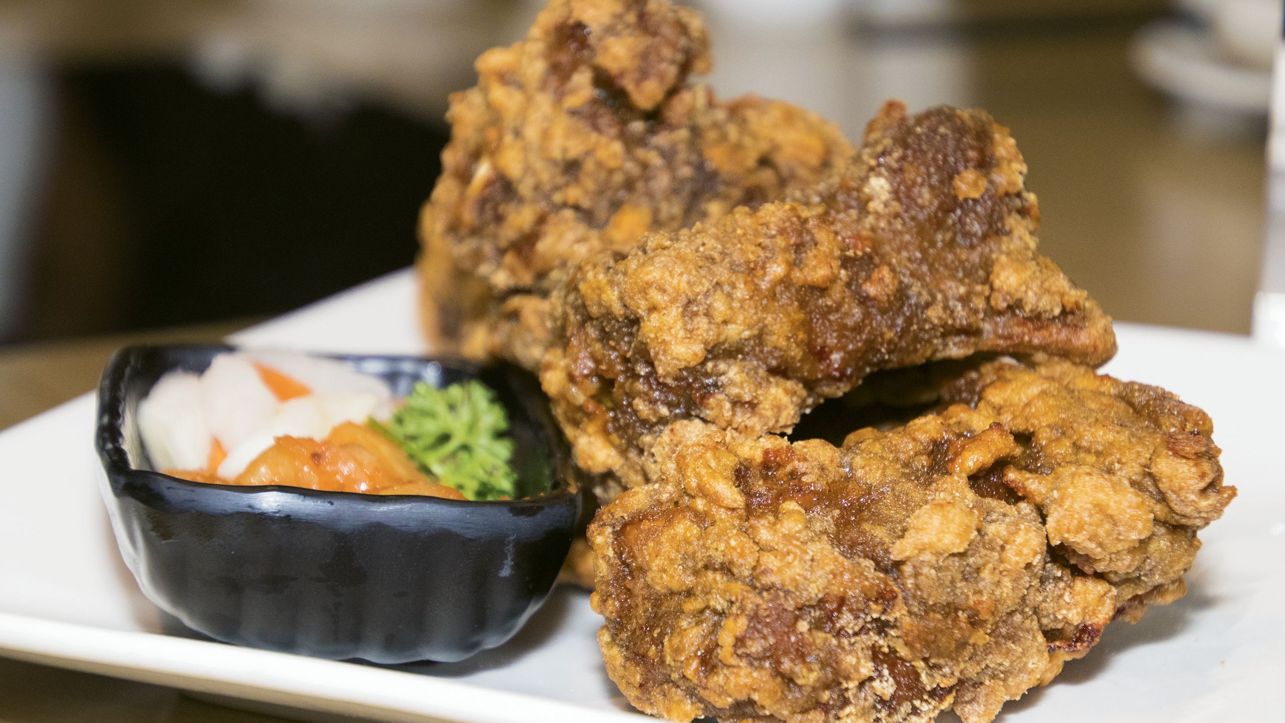 The fried pork ribs at Golden Formosa in Taipei, which has been awarded a Michelin star.