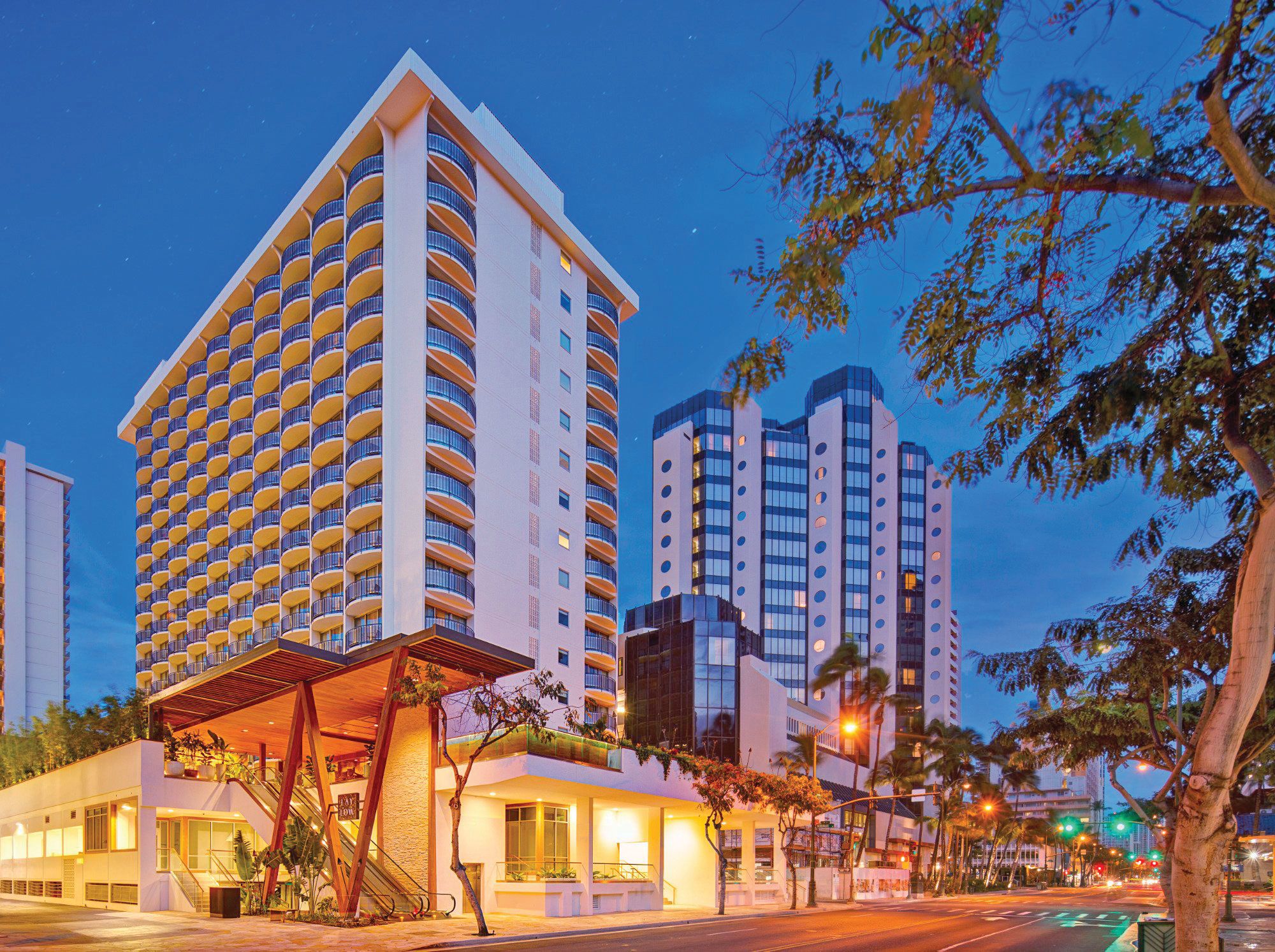 The Laylow, Autograph Collection on Kuhio Avenue.