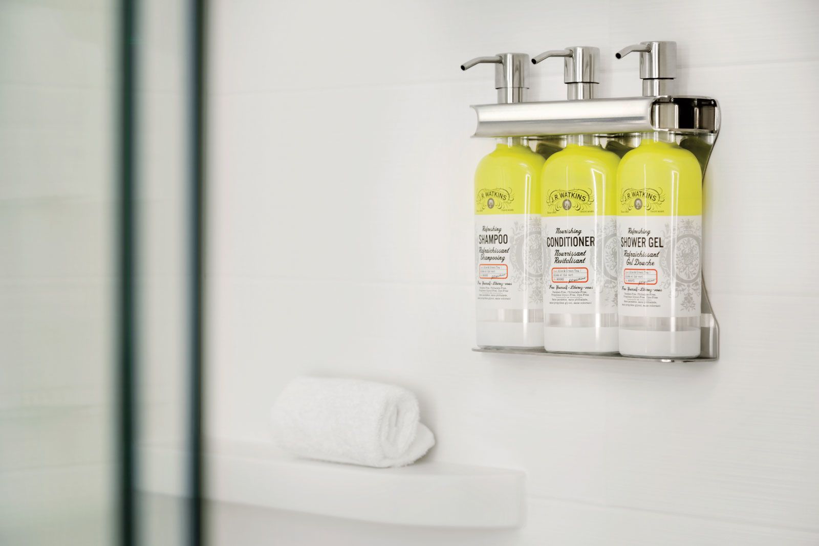 Bulk-size bathroom amenities are already standard at IHG’s Holiday Inn Express properties.