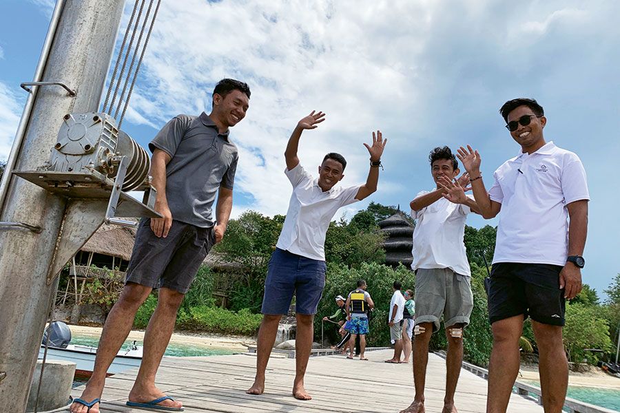 On Cempedak Island, the friendliness is legendary. Limited, high-end tourism on the island has raised environmental awareness while providing good jobs for local communities.