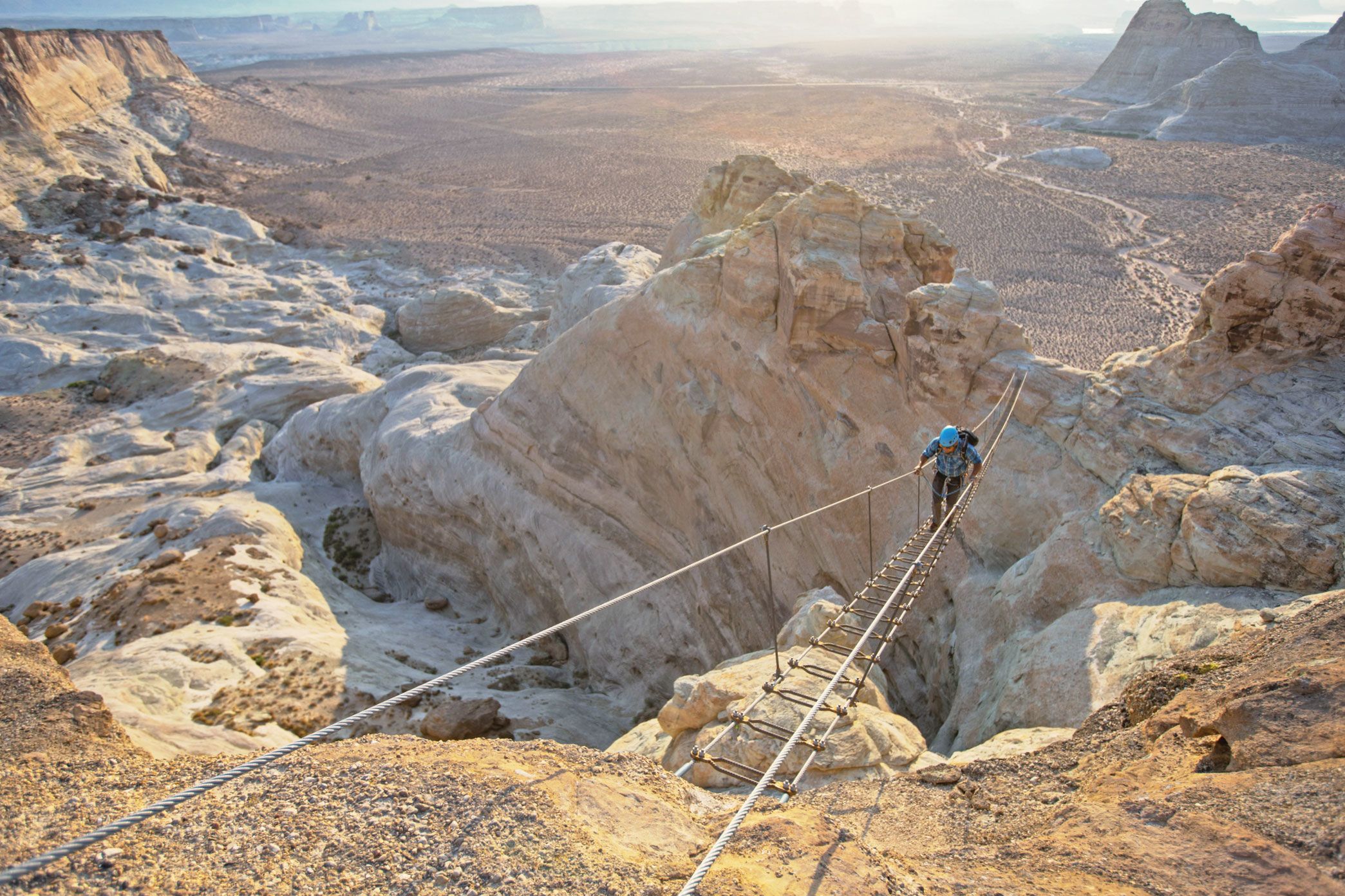 Utah’s Amangiri introduced the 120-step, 200-foot-long Cave Peak Stairway in April. (Courtesy of Amangiri)