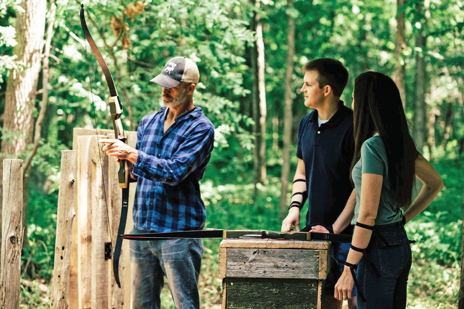 The Inns of Aurora in New York state introduced an archery range last year. (Courtesy of The Inns of Aurora)