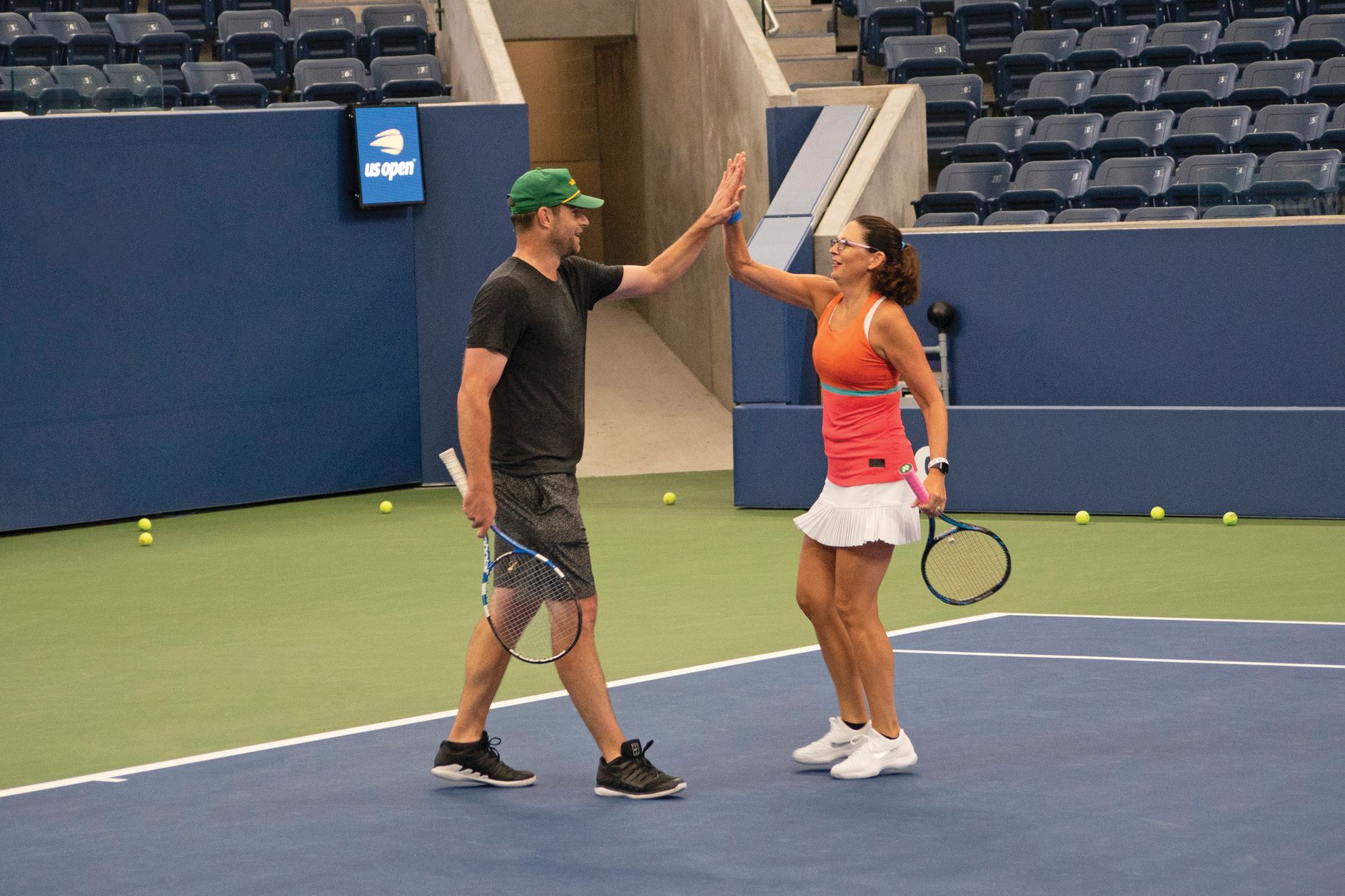 A Marriott Rewards Moments master class with tennis pro Andy Roddick at the U.S. Open.