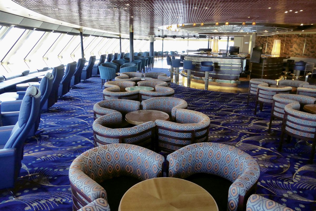 Both Rotterdam and Amsterdam have spectacular Crow’s Nest observation lounges that will be very popular on Fred. Olsen’s long, scenic voyages.