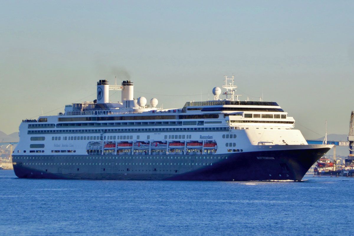 In a move to downsize and cut expenses during the Covid crisis, Holland America sold its twin flagships Rotterdam and Amsterdam to British-based Fred. Olsen Cruises this summer. The 61,849 gross ton, 1997-built Rotterdam will be renamed Borealis when it enters service for Fred. Olsen next year.