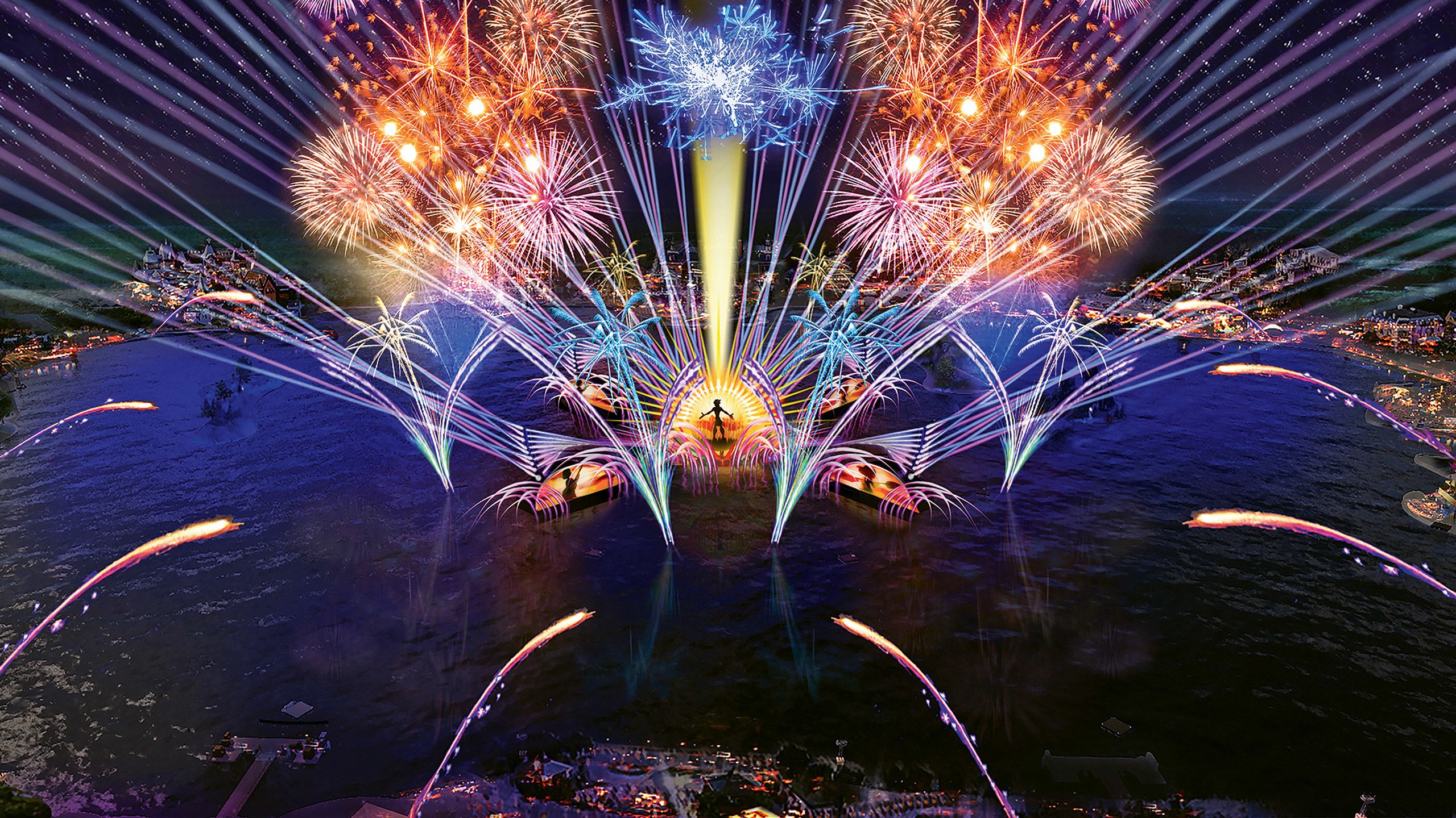 A new nighttime spectacular, “Harmonious,” will debut at Epcot this year. It will feature floating set pieces, LED panels, moving fountains, lights, lasers and pyrotechnics.