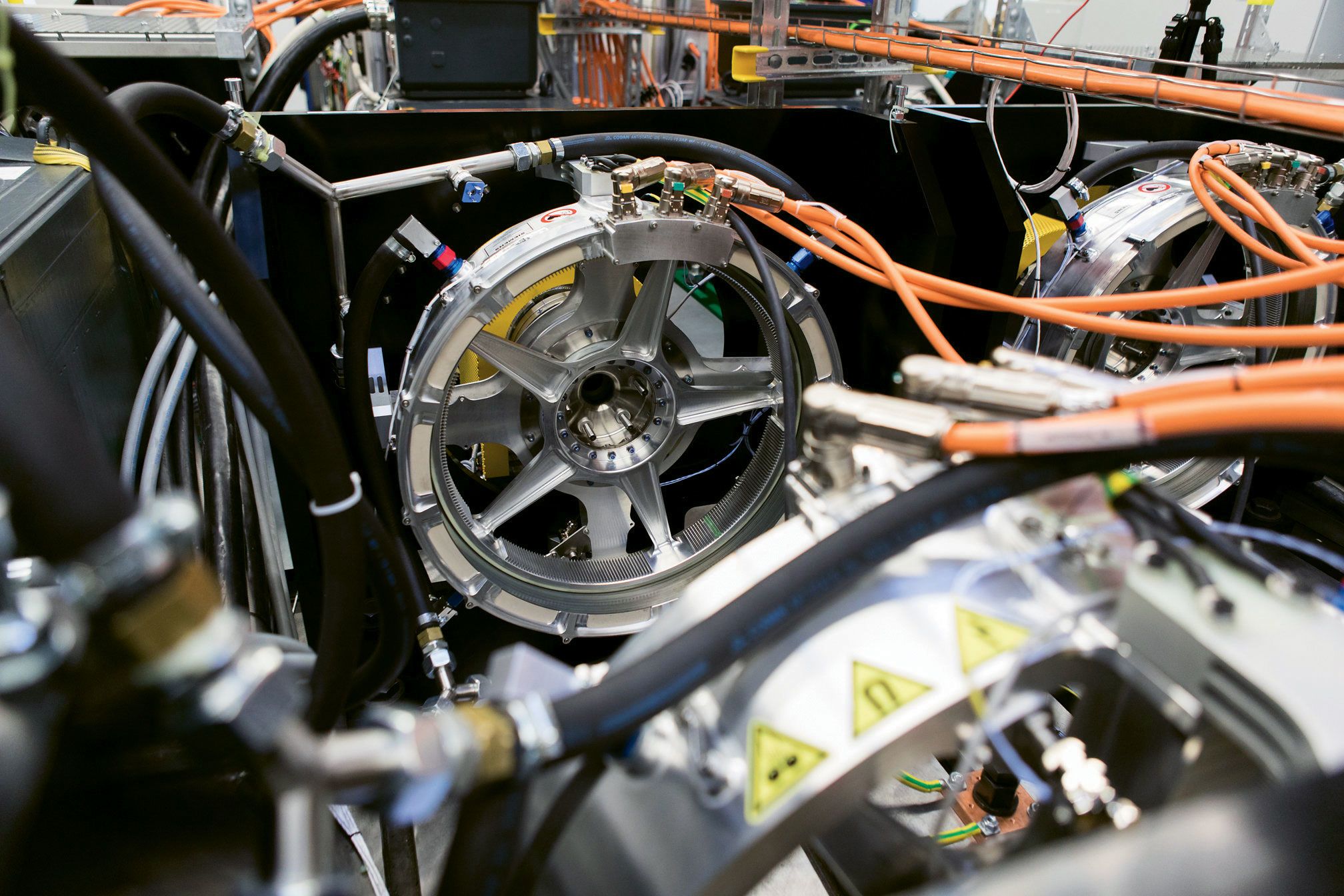 The heart of the Siemens SP200D electric motor. Siemens is working with numerous partners. (Photo courtesy of Siemens)